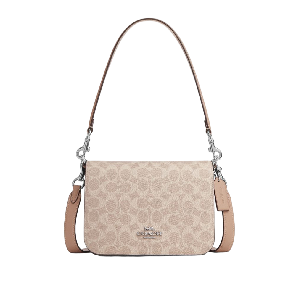 【Coach Outlet】Quinn Bag In Signature Canvas  奶茶