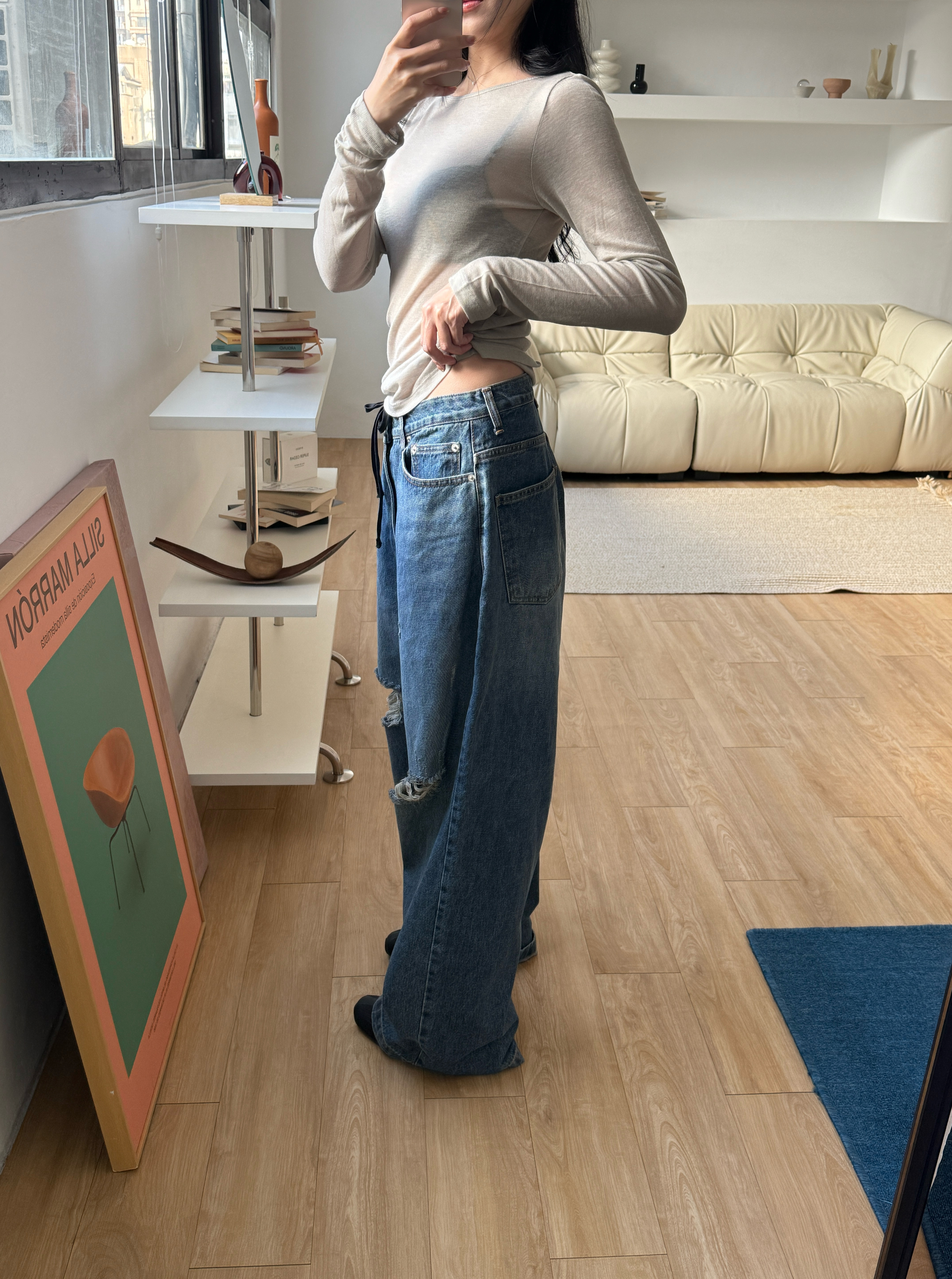 F08-帥歐膩的抓破牛仔褲