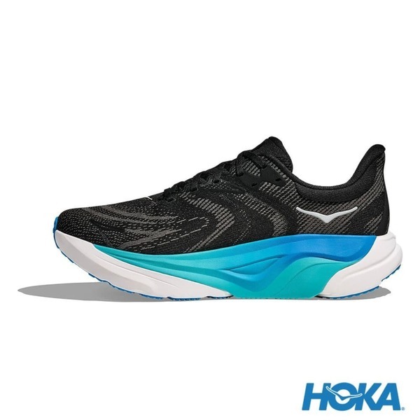 Hoka Arahi 8 Wide 1168710-BKSK 男 慢跑鞋 寬楦 跑鞋 路跑 支撐 穩定 黑 藍