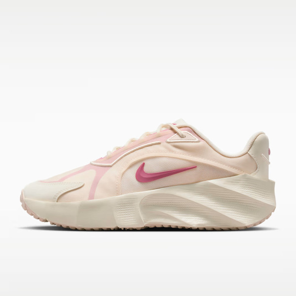 Nike 耐吉 WMNS Aura Edge HQ7025-100 女 慢跑鞋 運動鞋 厚底 舒適 透氣 米 粉橘