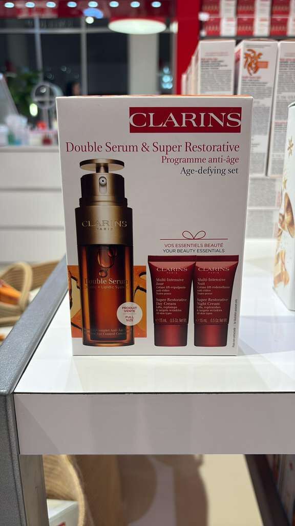 OBS358 CLARINS Double Serum & Super Restorative 抗老皇牌套裝