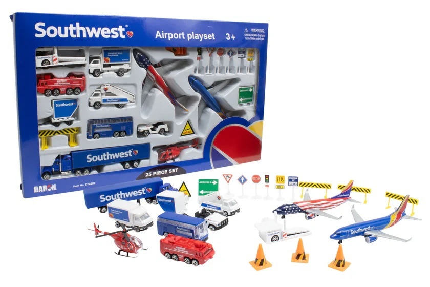 西南航空 大件機場玩具組