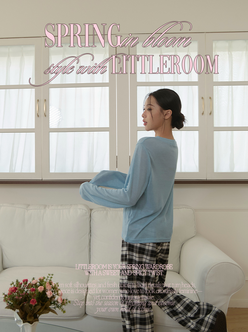 IB927-簡約針織打底上衣