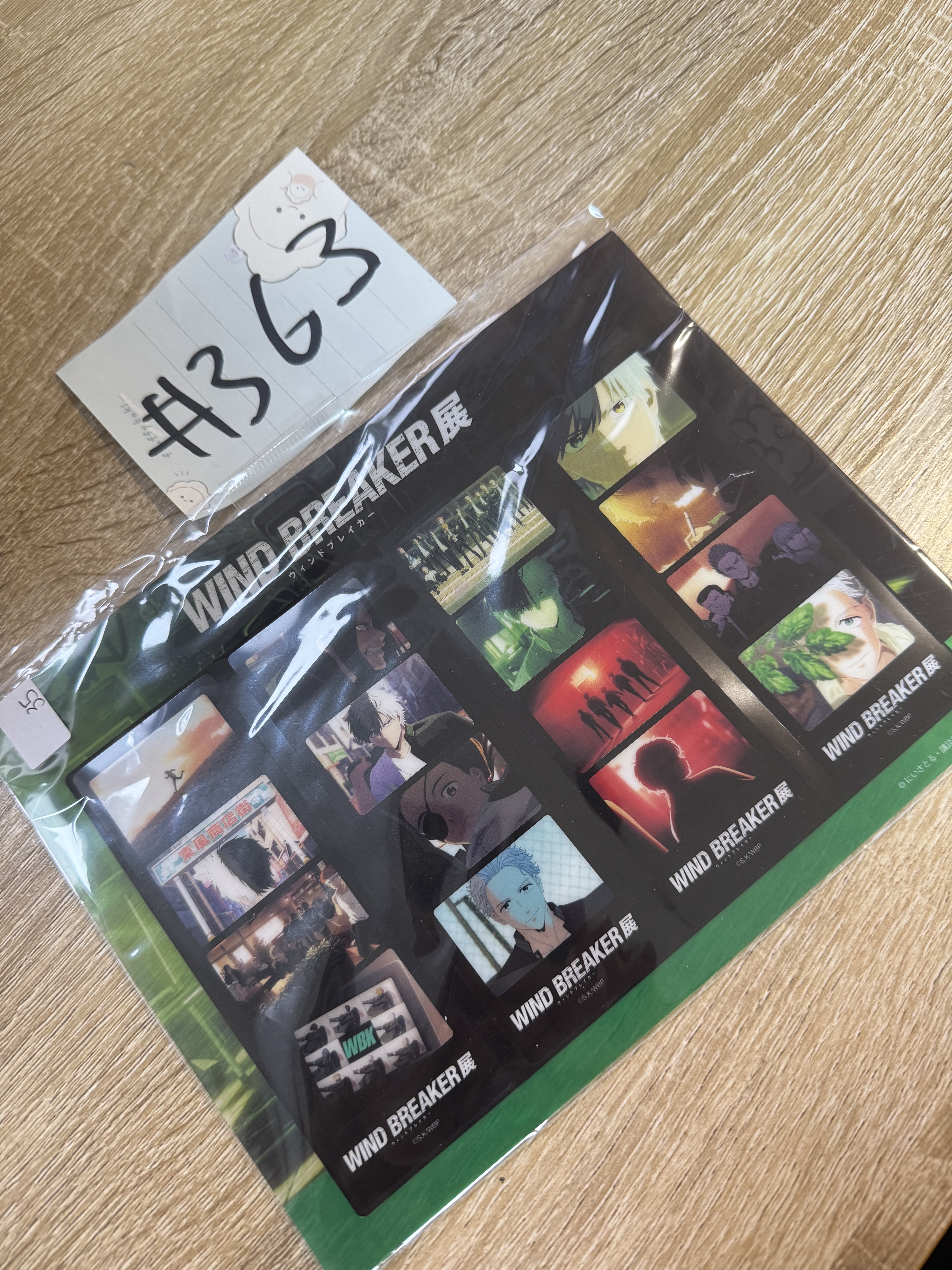 WIND BREAKER 多人  膠卡 #363