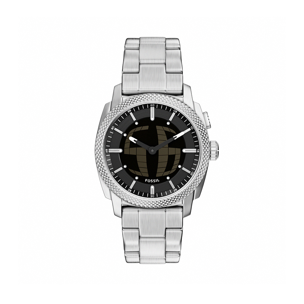 Big Tic Machine 銀色不鏽鋼錶帶手錶 41MM FS6155