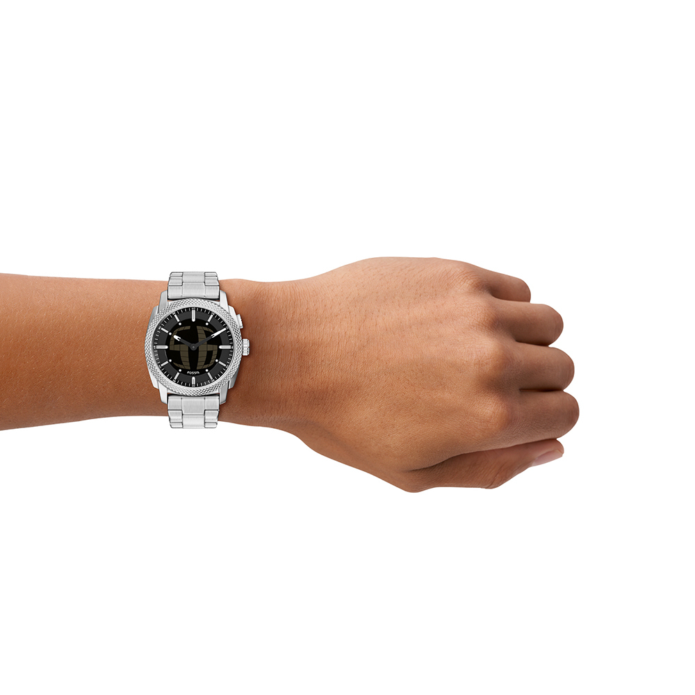 Big Tic Machine 銀色不鏽鋼錶帶手錶 41MM FS6155