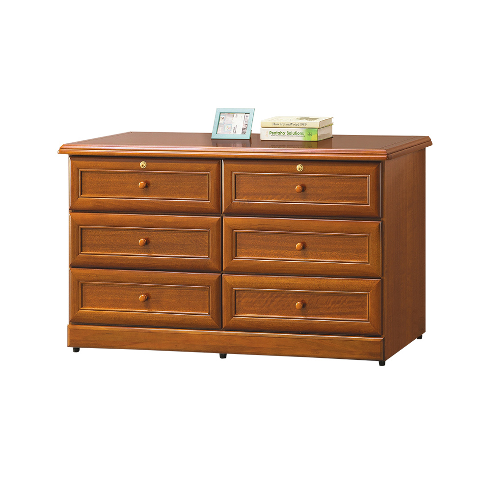 柏蒂家居-溫士頓5尺六斗櫃/六抽收納置物櫃