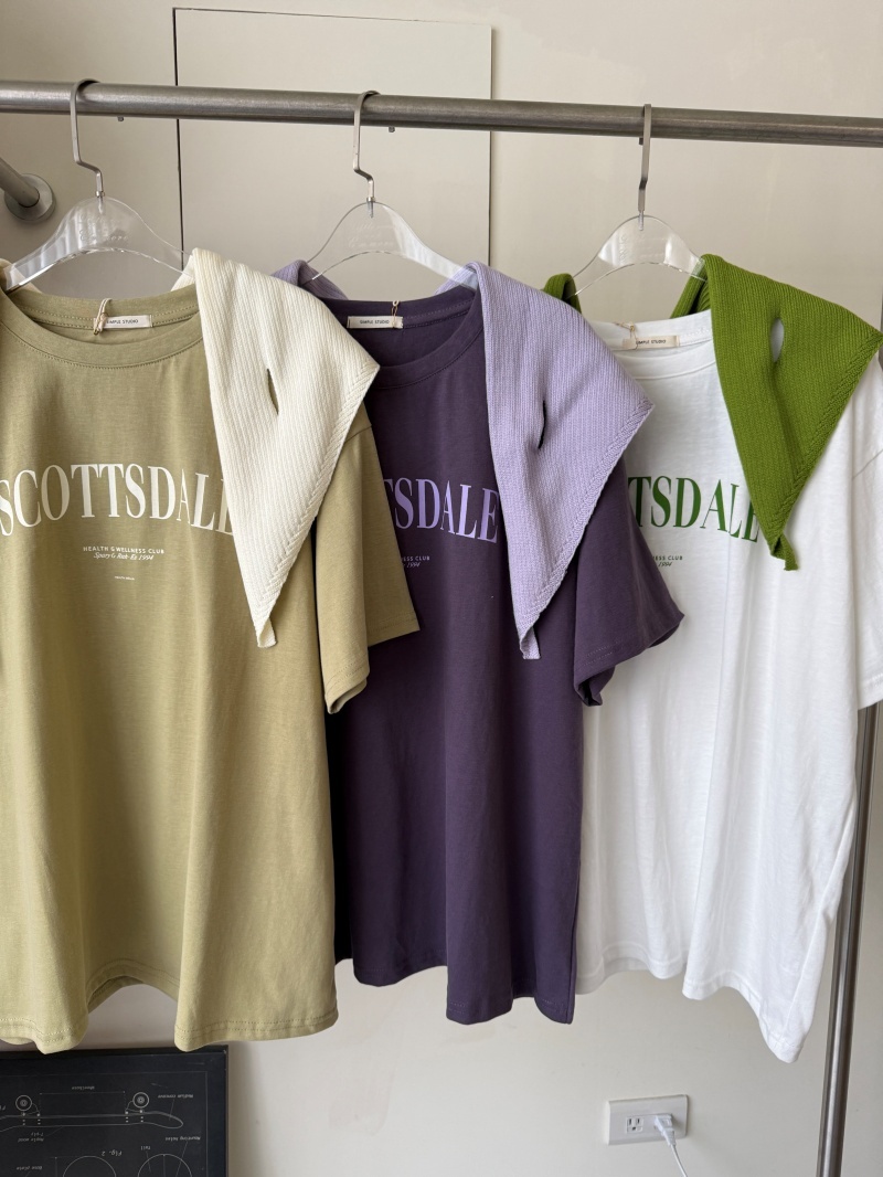 A3268-英字上衣(附披肩)