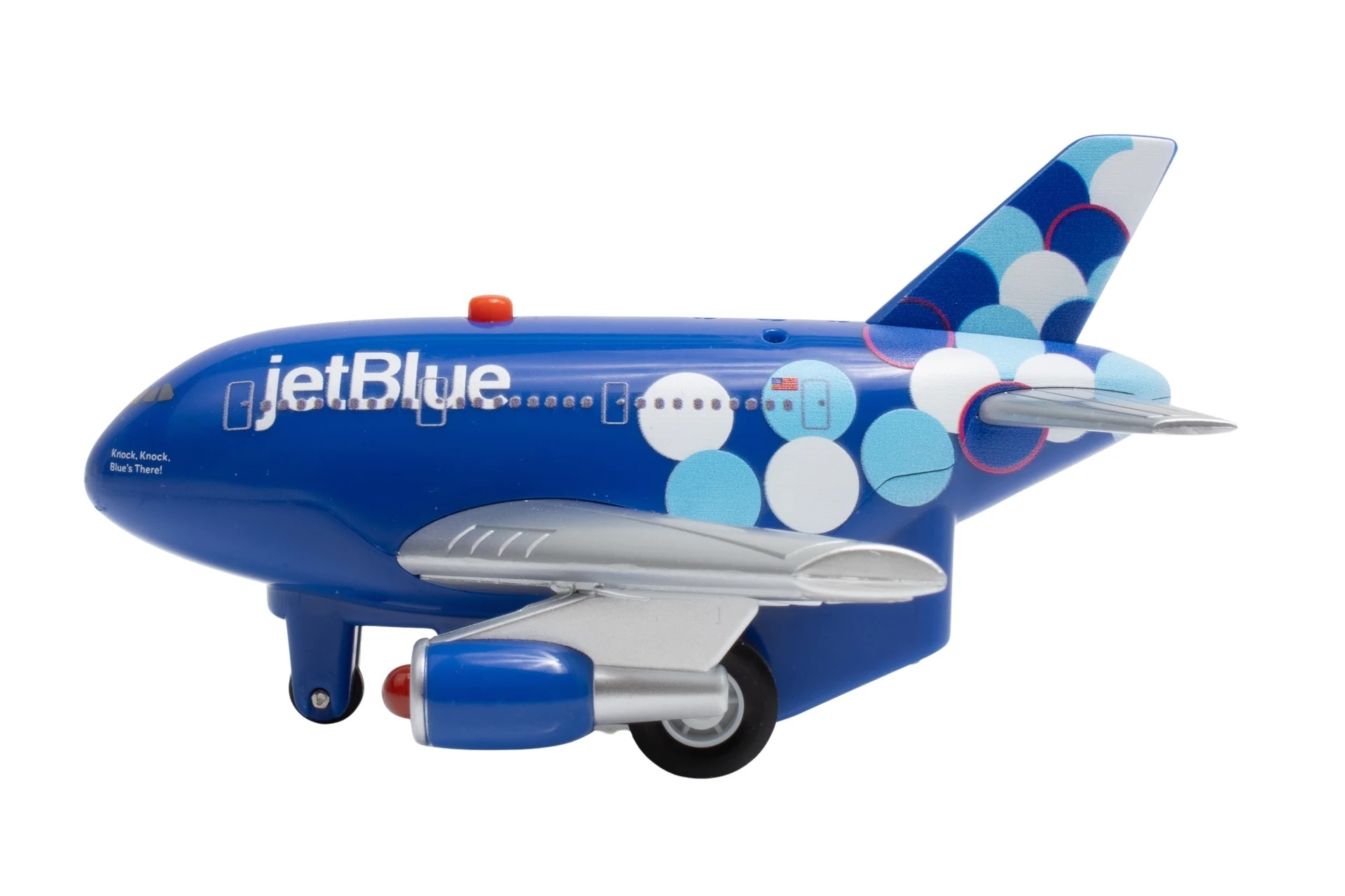 捷藍航空 聚光彩繪聲光迴力飛機玩具