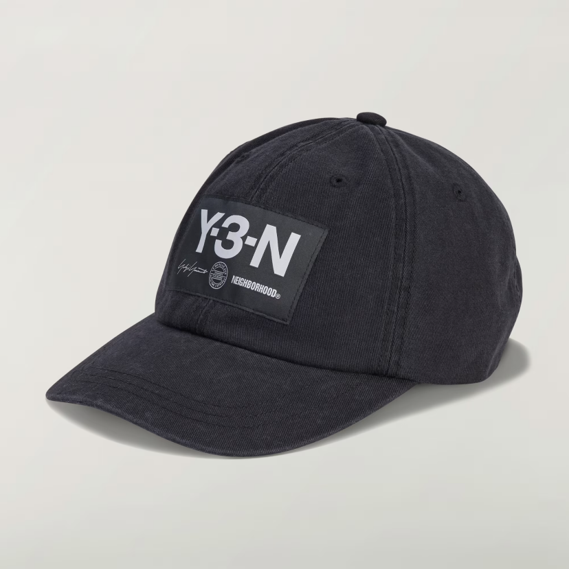 【 Y-3 x NBHD CAP 限定復古老帽 - 黑 】