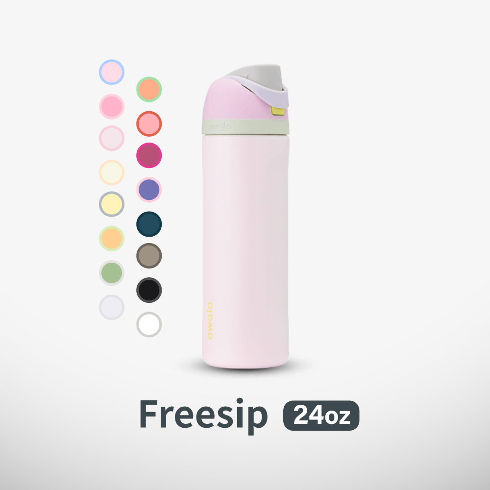 雙飲口吸管保溫保冰水壺 Owala® FreeSip |不鏽鋼 710ml