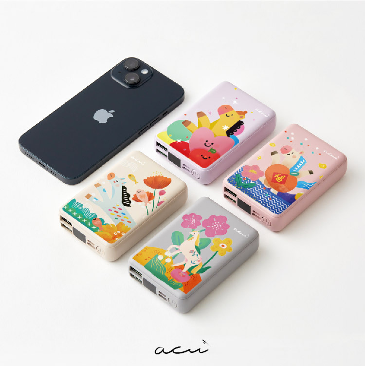 【馬上有魚】1萬毫安行動電源 /全協議快充/LED螢幕電量顯示/莫蘭迪4色/台灣製造認證