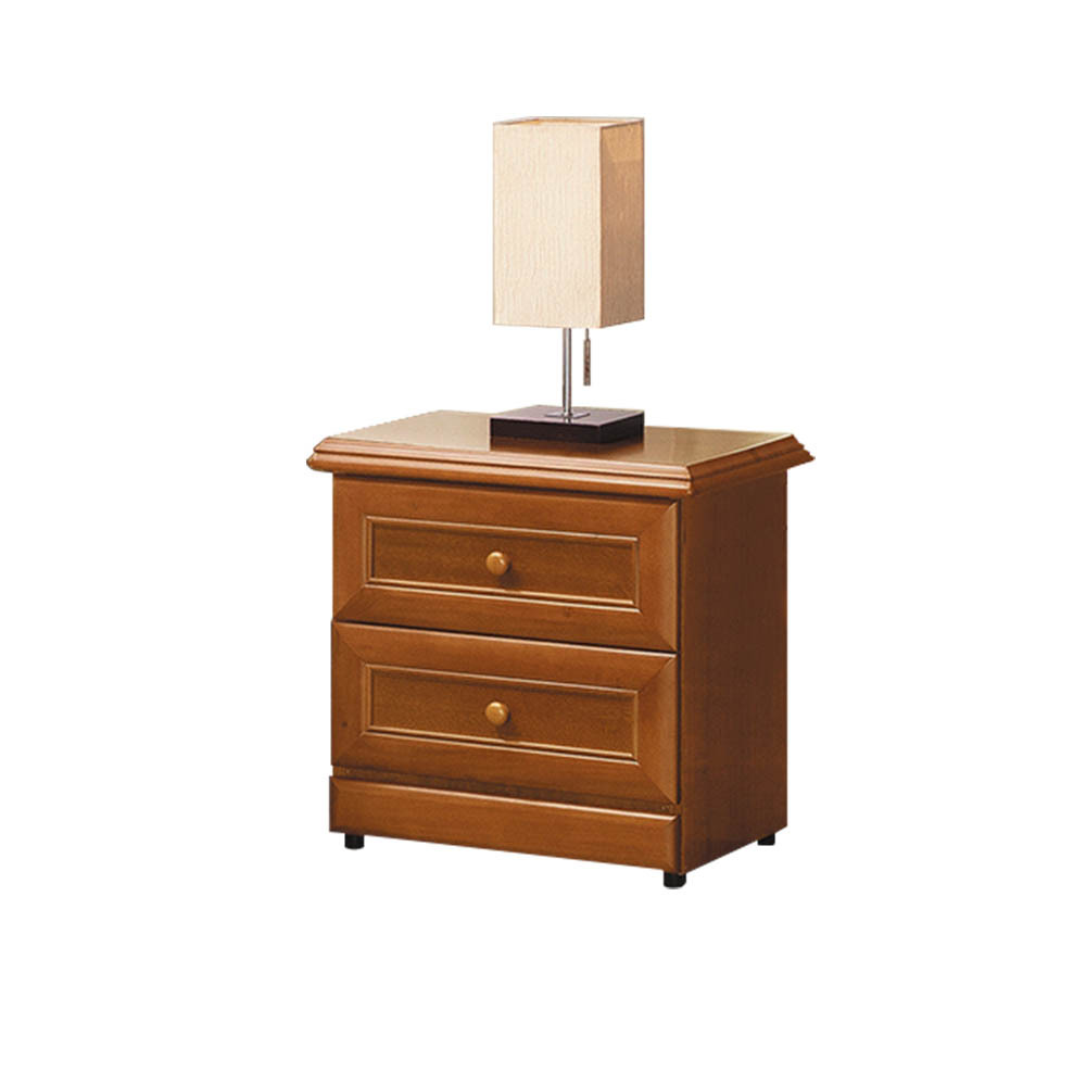 柏蒂家居-溫士頓1.8尺床頭櫃/二抽收納置物櫃