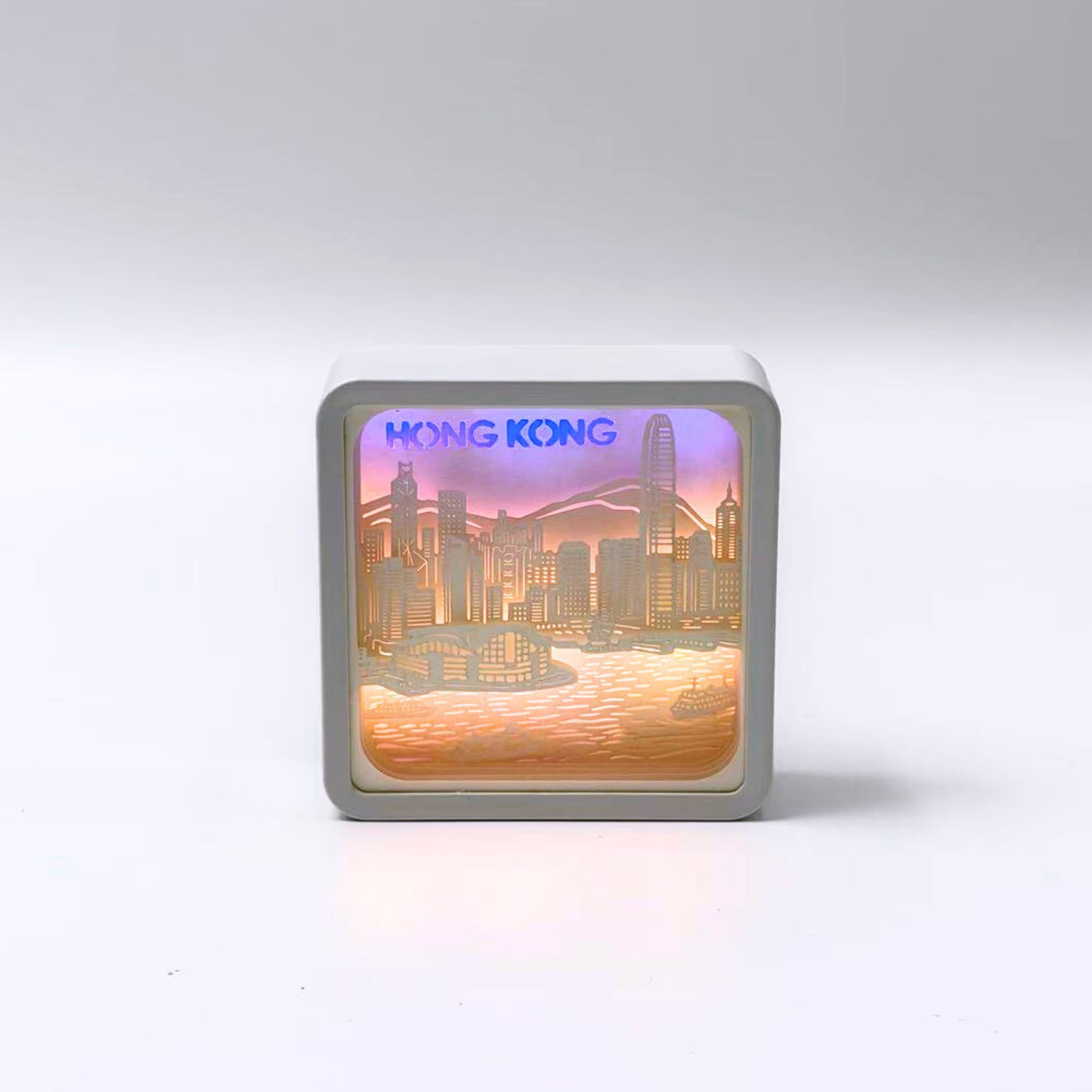 Victoria Harbour view paper night light 2