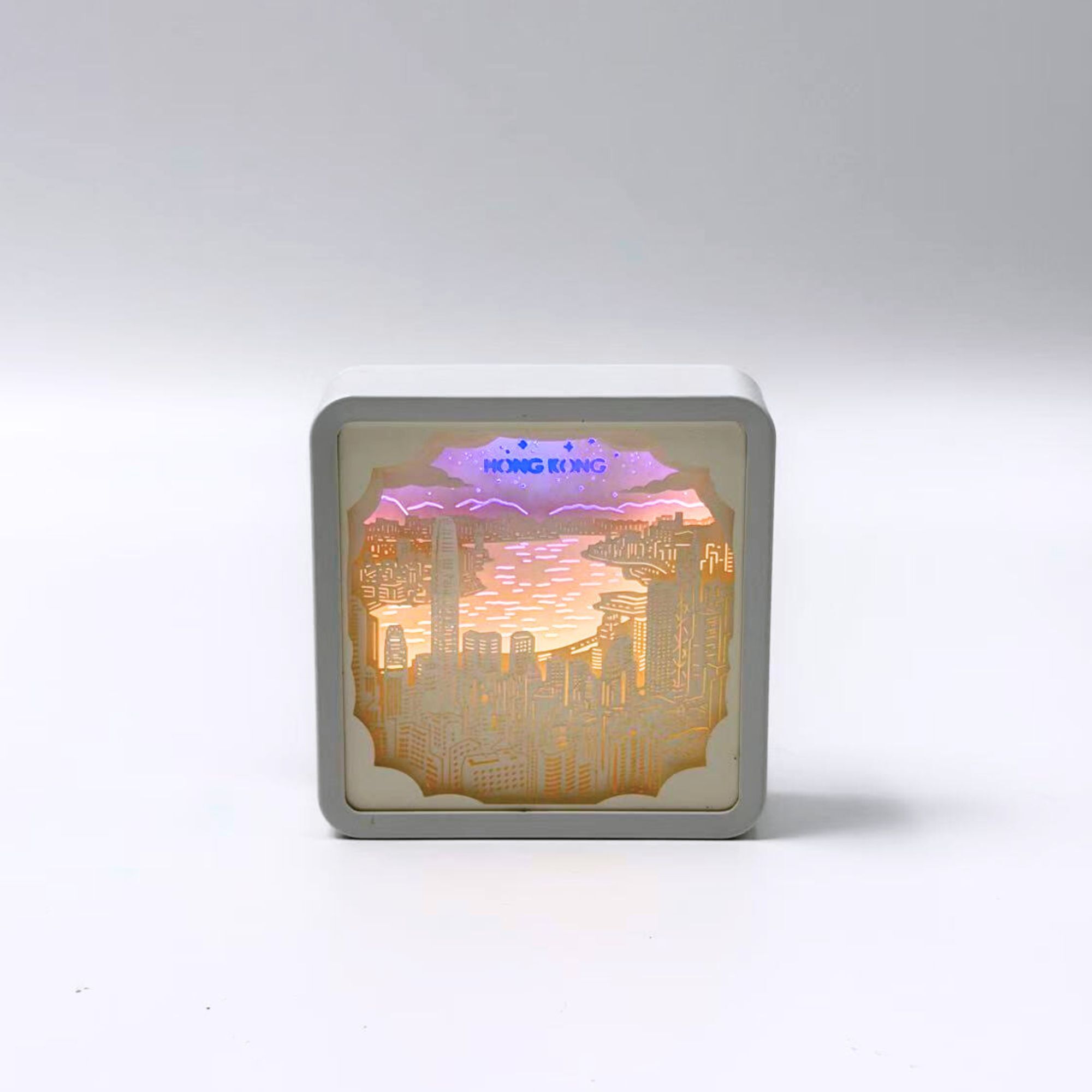 Victoria Harbour view paper night light 1