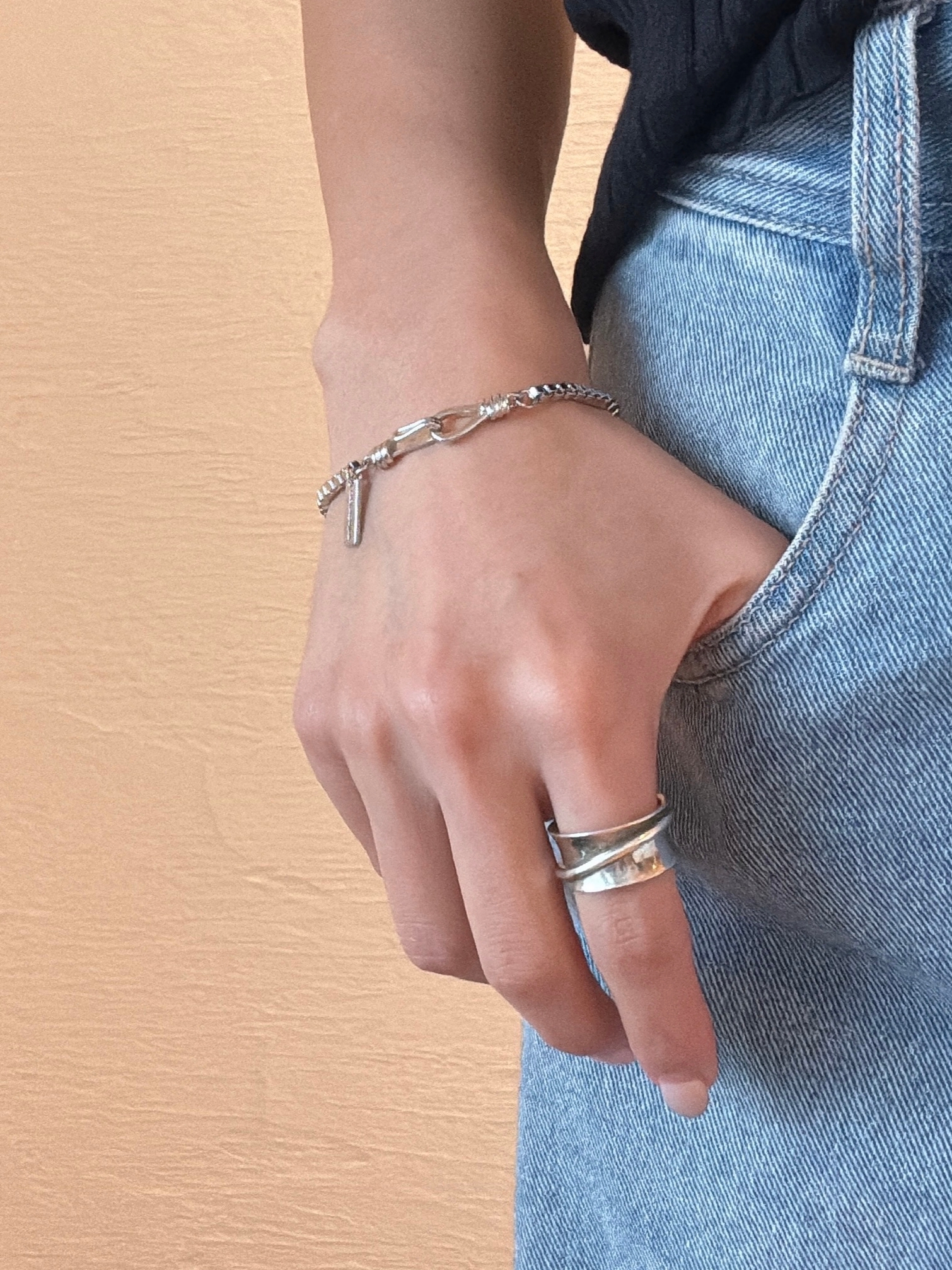silver plate ring