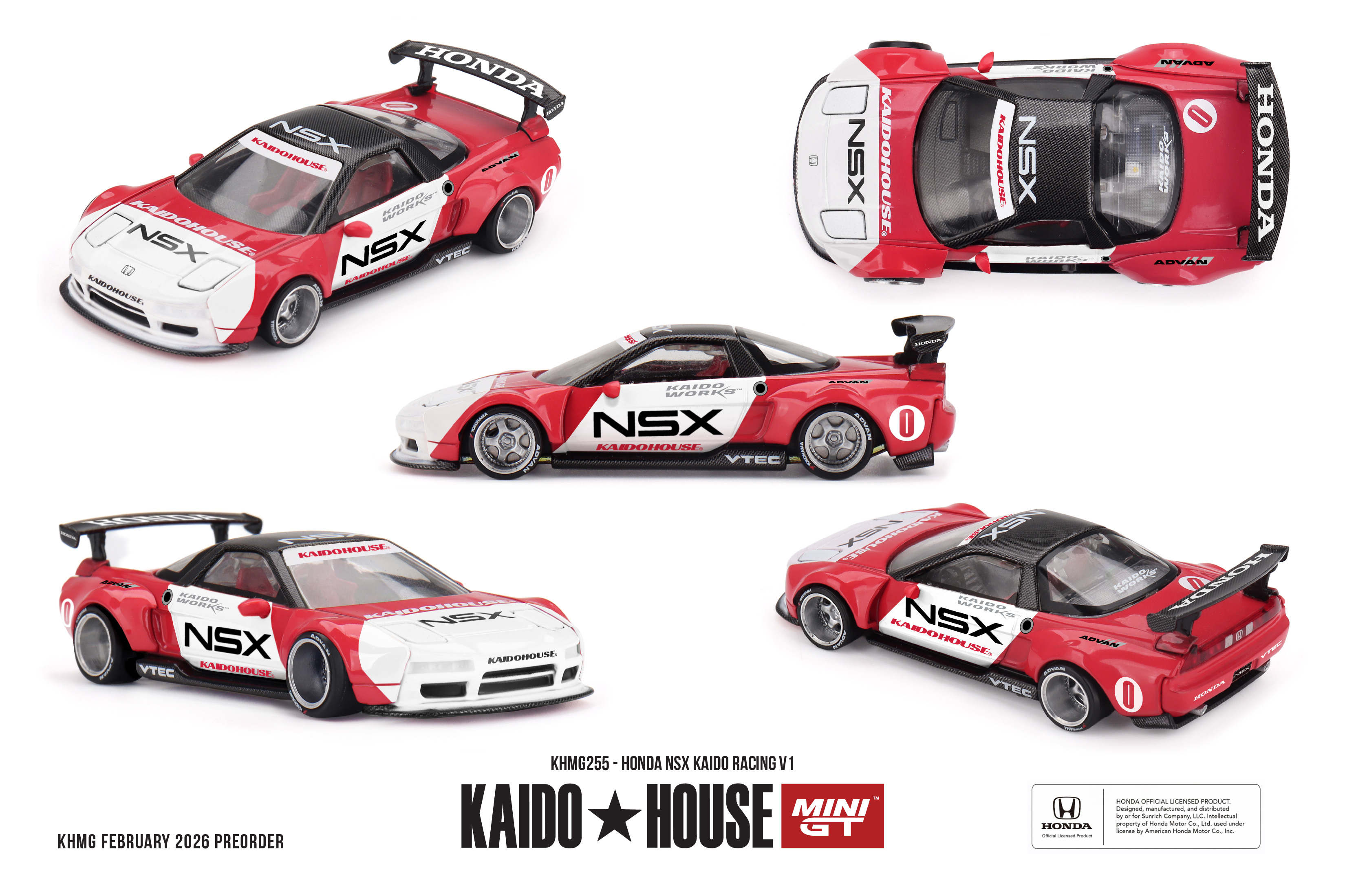 [預訂] Mini GT 本田 NSX Kaido Racing V1