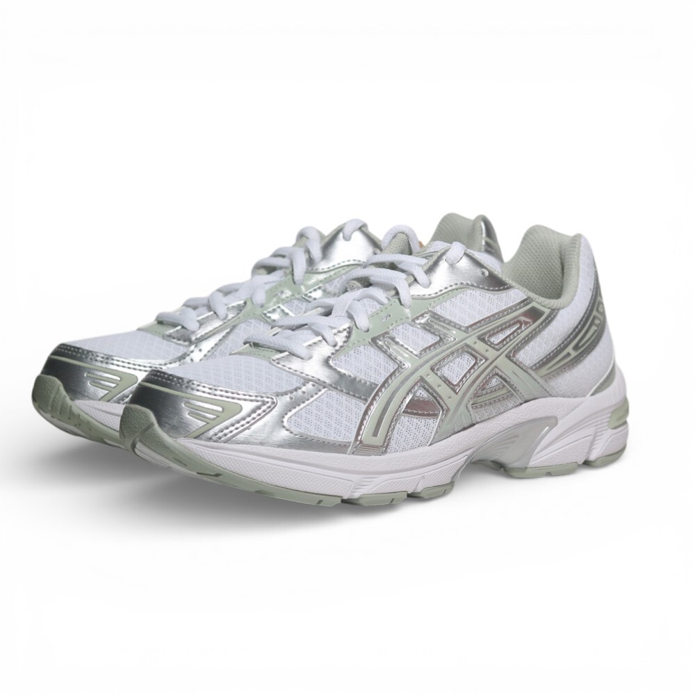ASICS 慢跑鞋 GEL-1130 白銀 蘋果綠 復古 運動鞋 女 1203A899103