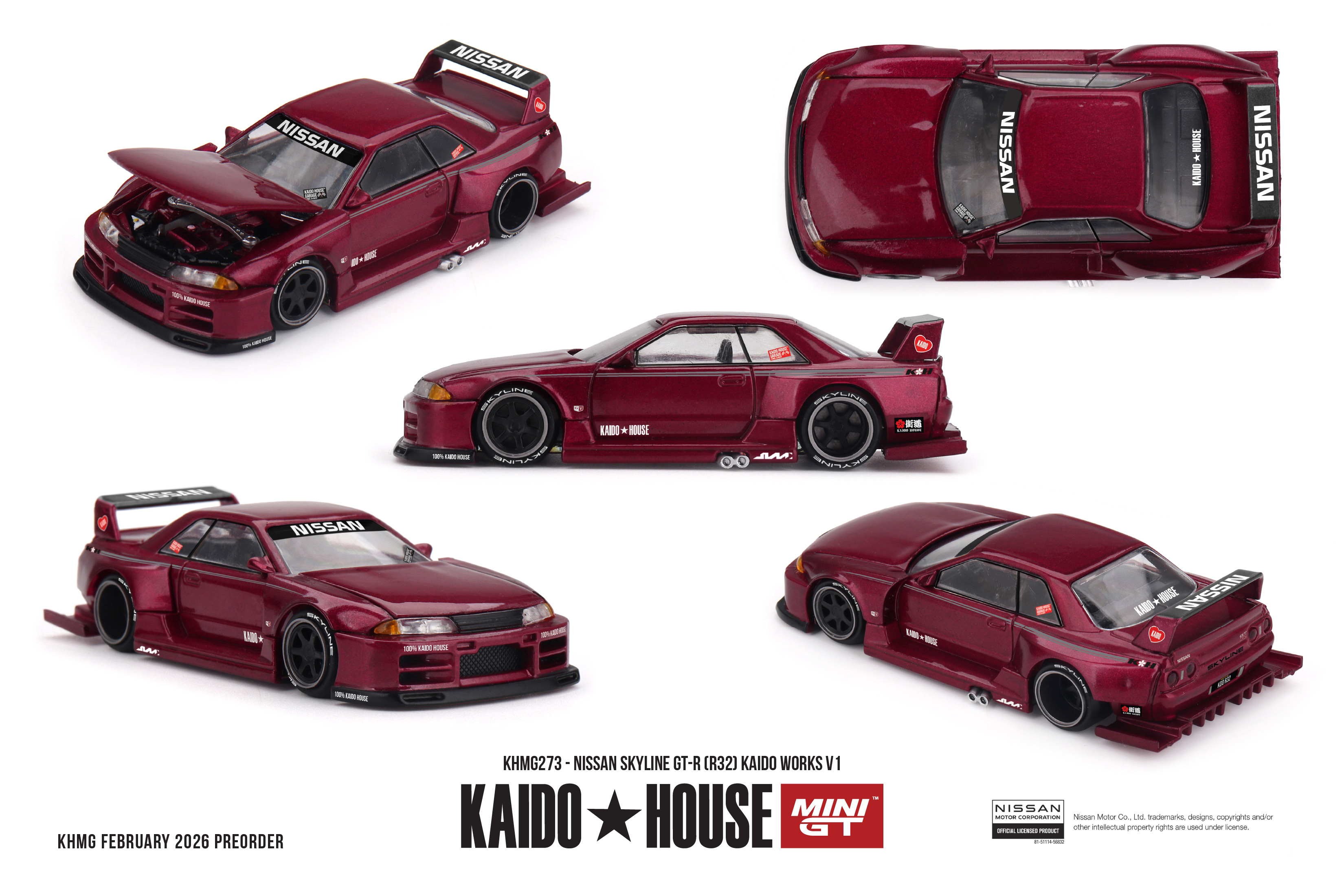 [預訂] Mini GT 日產 Skyline GT-R (R32) KAIDO WORKS V1