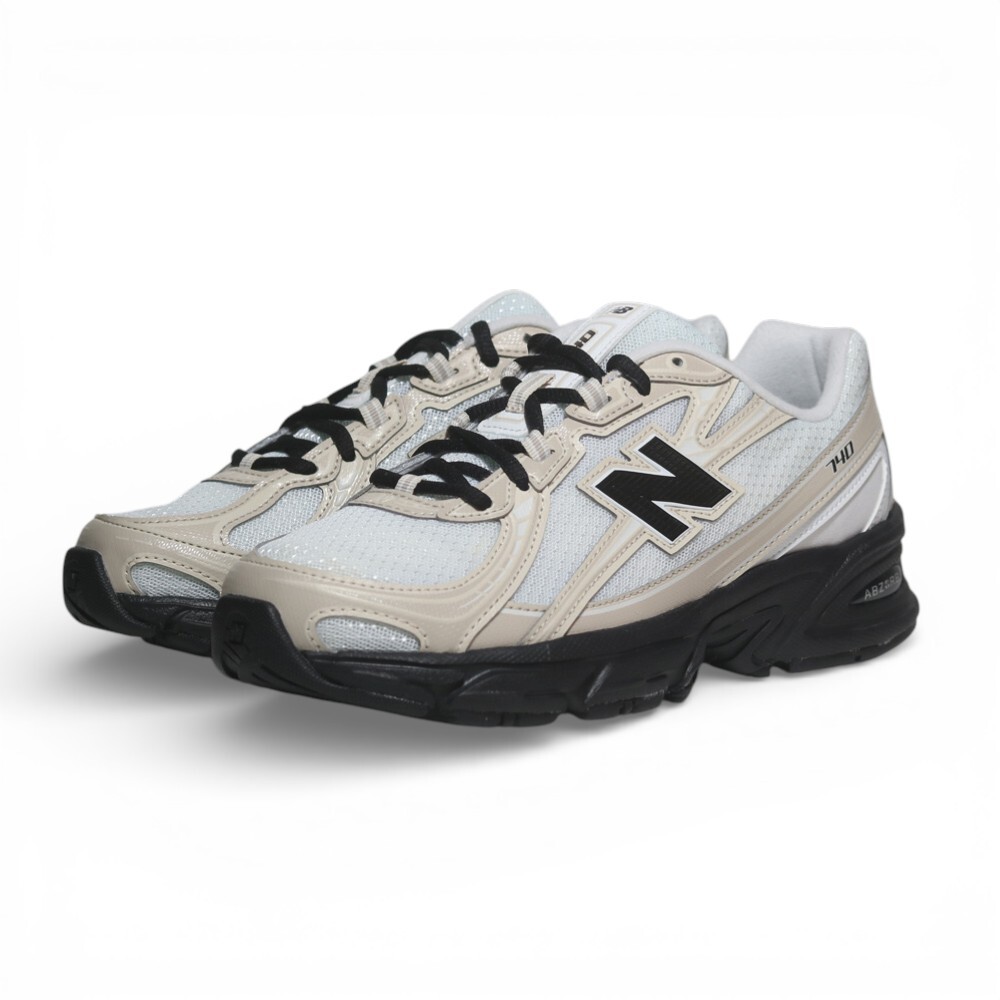 NEW BALANCE 慢跑鞋 NB 740 杏白黑 復古鞋 女 U7404OO