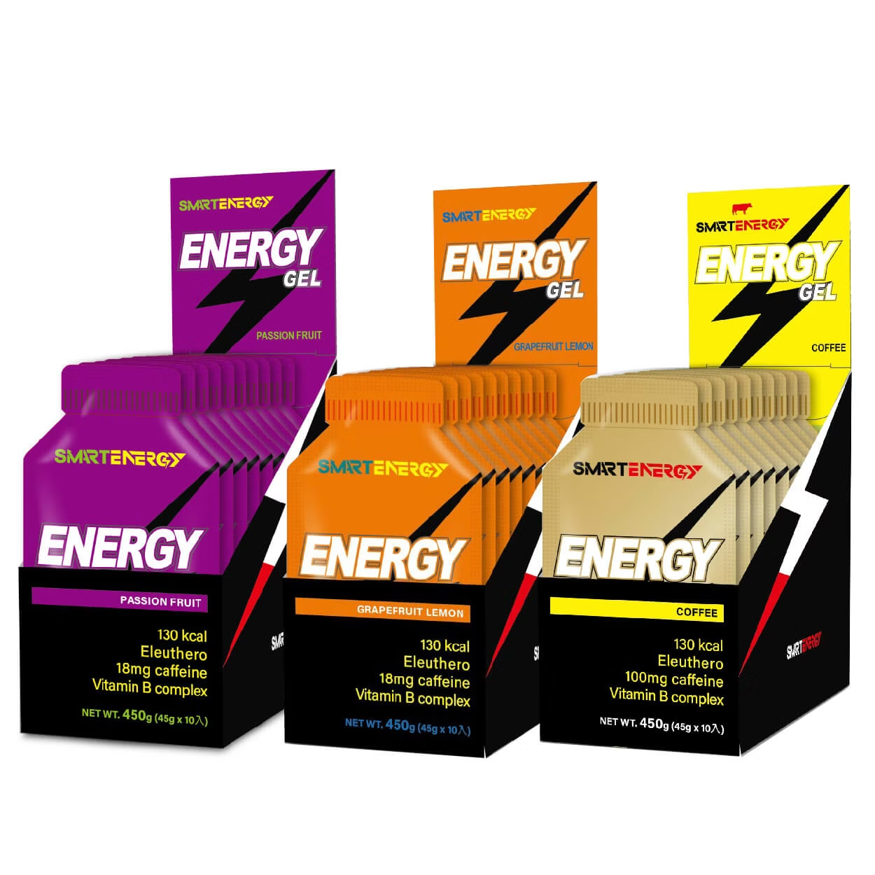 【紅牛】聰勁 Energy Gel 能量包 5包入  咖啡/白葡萄/柚香檸檬/百香果