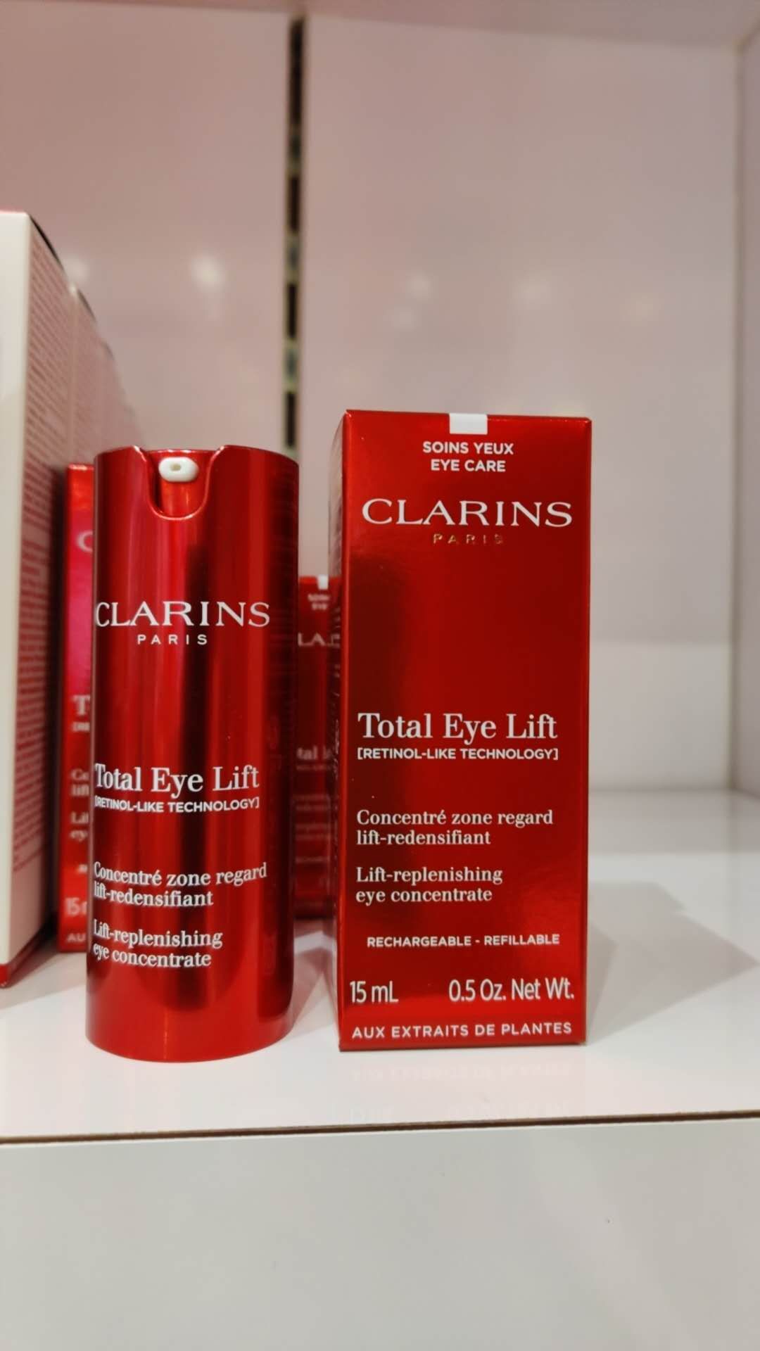 OBS365 CLARINS Total Eye Lift 紅瓶提拉眼精華