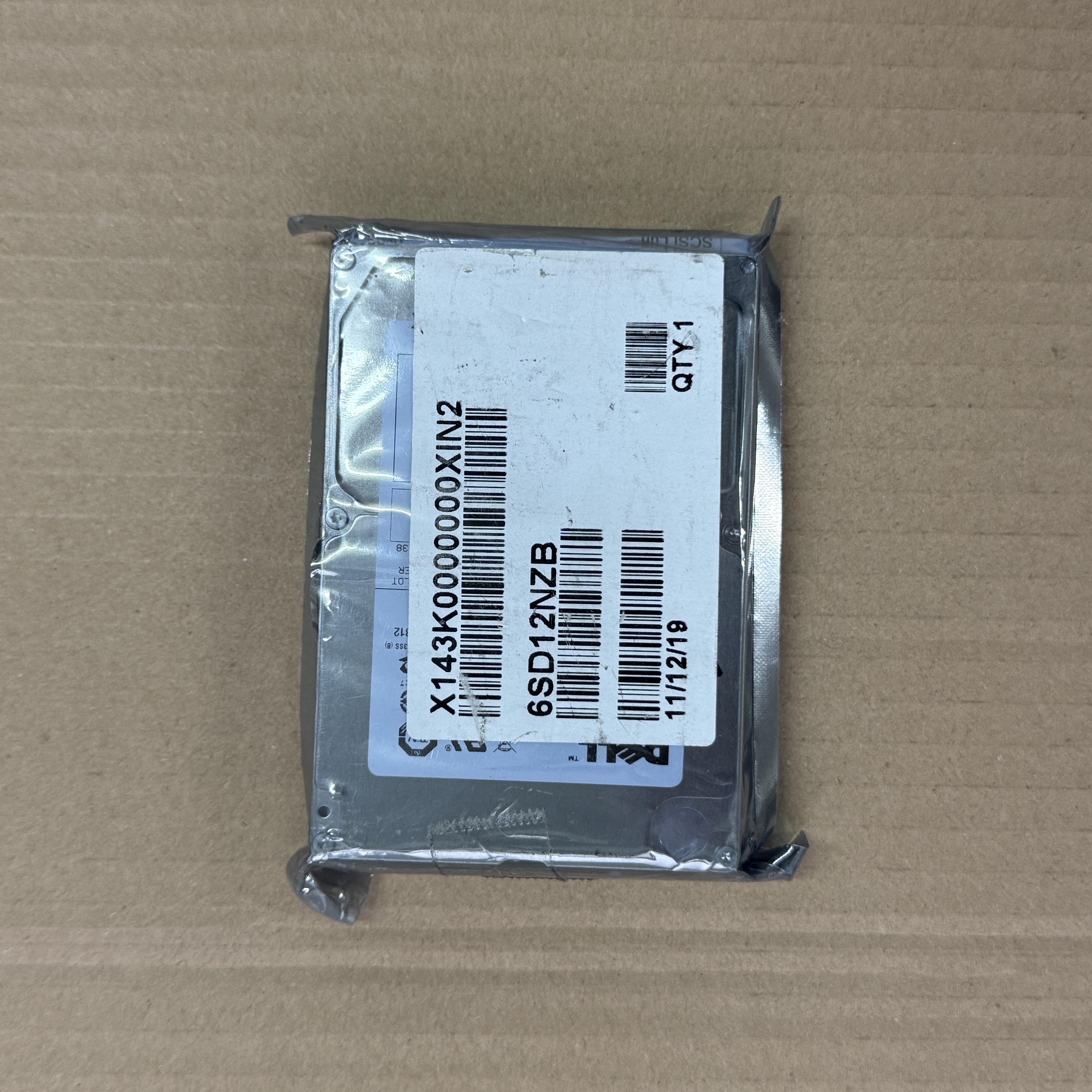 X143K DELL 2.5" 146GB 10K SAS HDD (翻新)