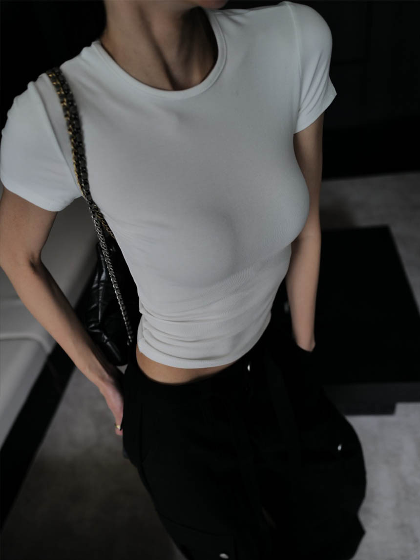 歐美包圓領必備基礎上衣*5色