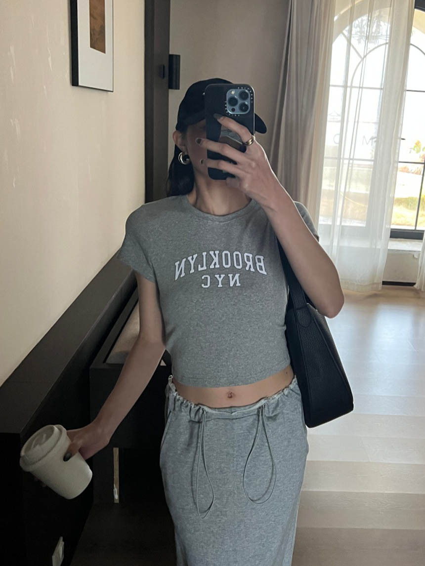 brooklyn短版T*3色