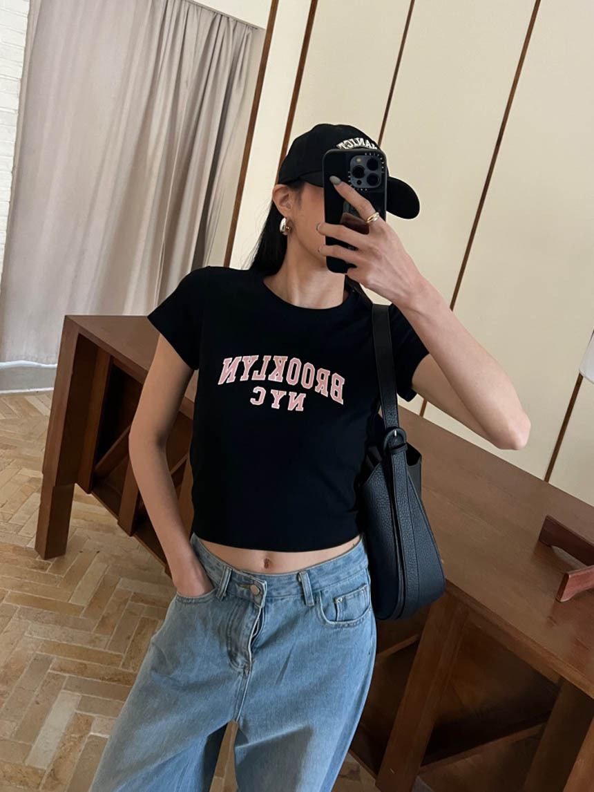 brooklyn短版T*3色