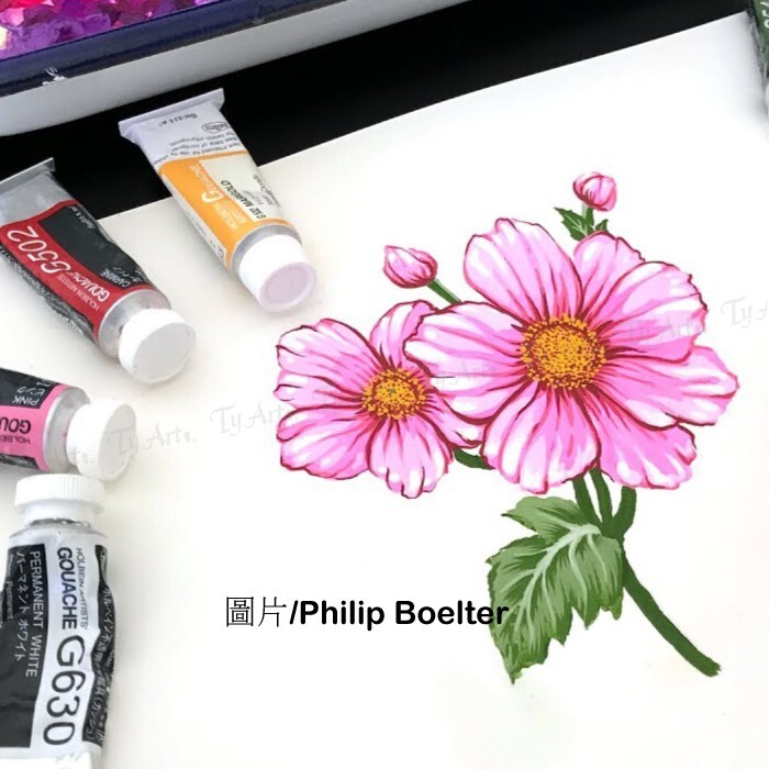 日本 Holbein 好賓 不透明水彩 永固白 15ml
