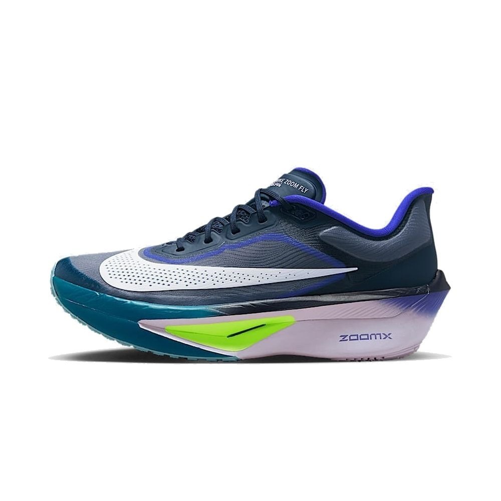 NIKE 慢跑鞋 ZOOM FLY 6 藍綠 碳板 馬拉松 競速跑鞋 男 FN8454-403