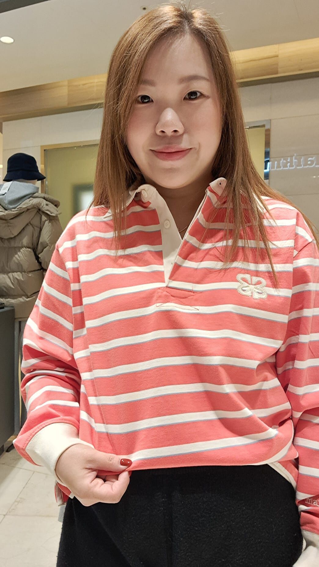 韓國代購 MARKM 條紋長袖TOP MA100793