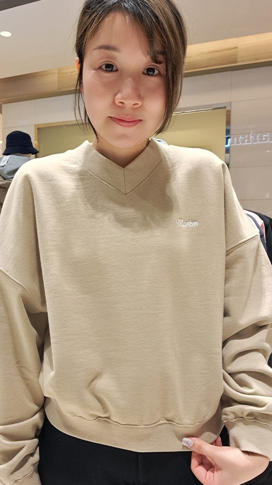 韓國代購 MARKM 小V領短款TOP MA100919