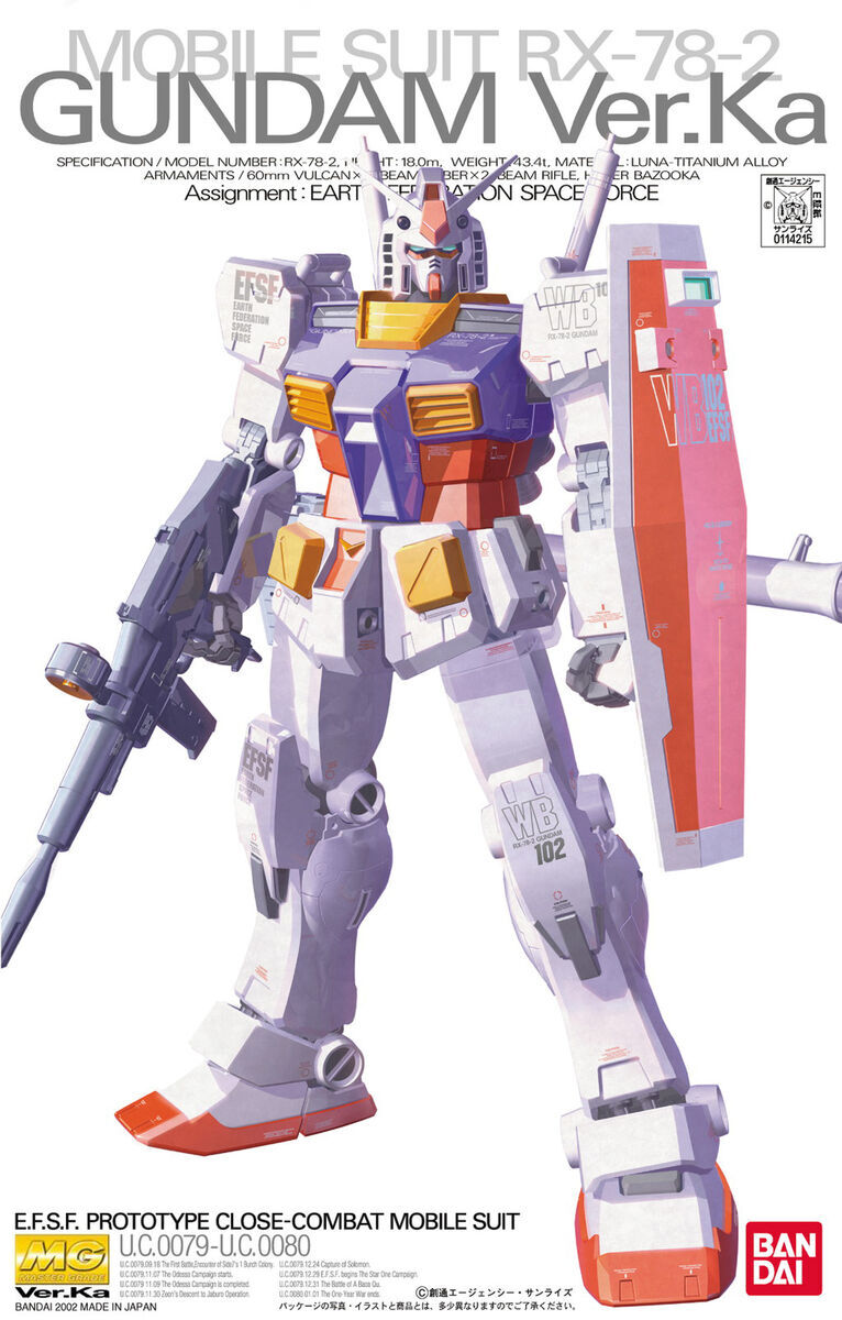 [0079] MG 1/100 RX-78-2 GUNDAM Ver.KA