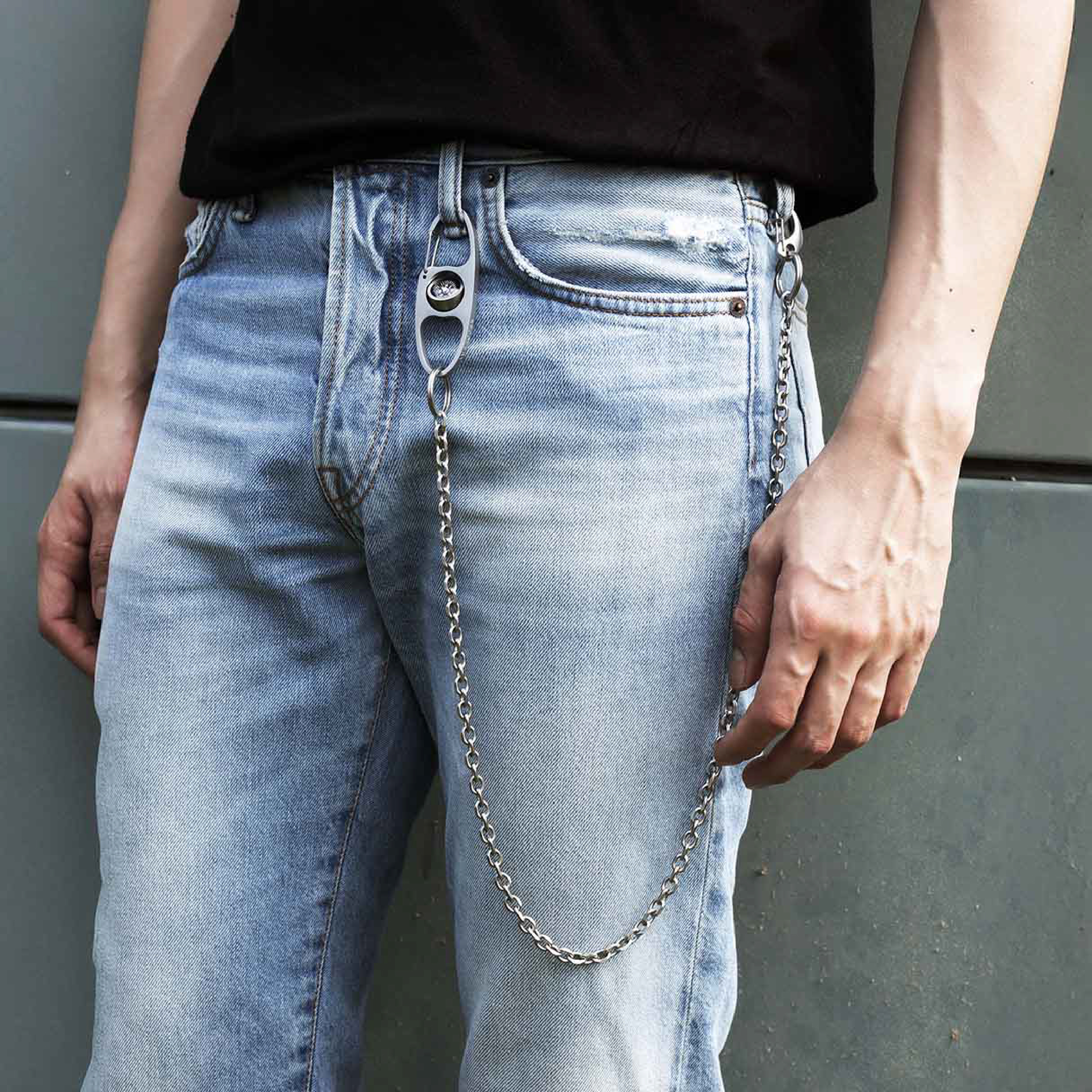 RECOVERY x Mo_&_a Compass Carabiner Trouser Chain 聯名腰鏈