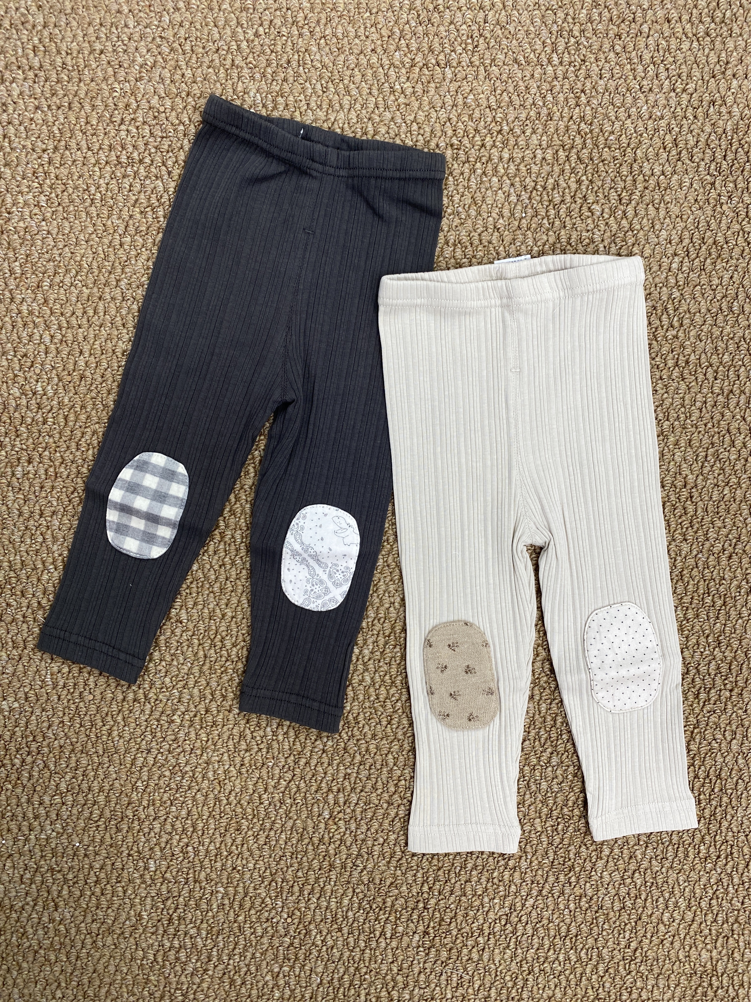 A04255補丁造型內搭褲