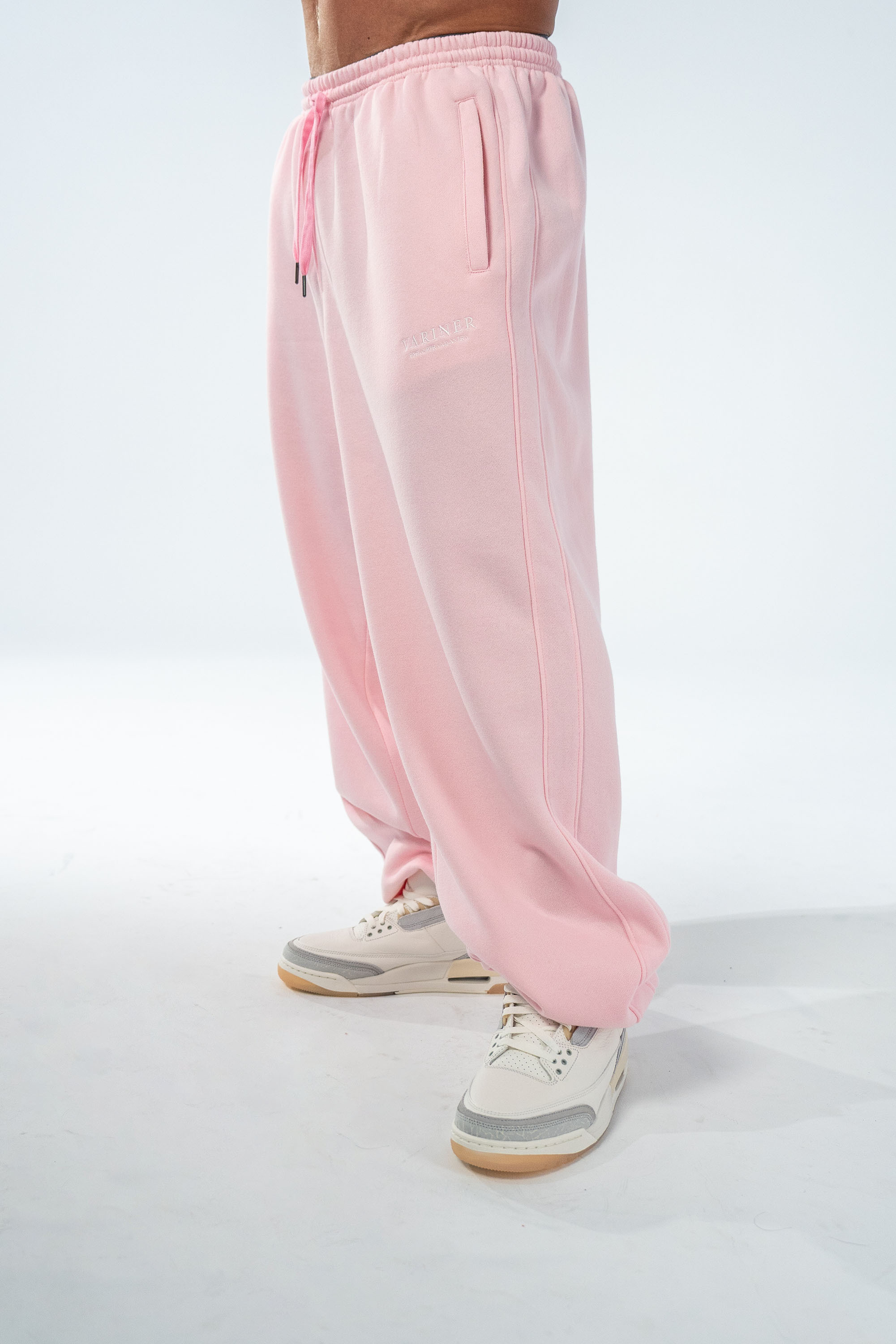 Vesuvius®Oversized jogger-粉紅