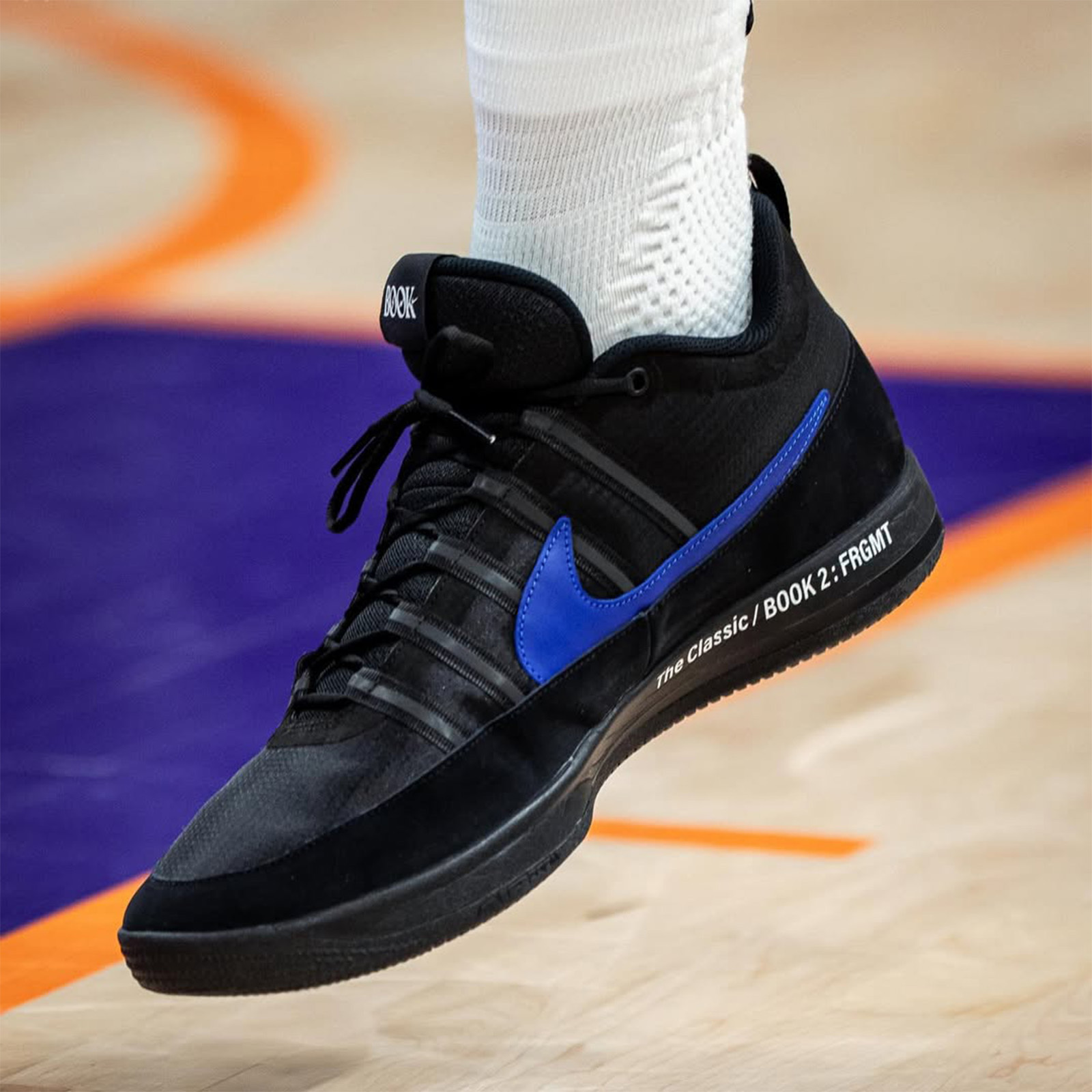 fragment design x Nike Book 2 閃電聯名 藤原浩 藍黑白 限量款 實戰籃球鞋 IO9950-900