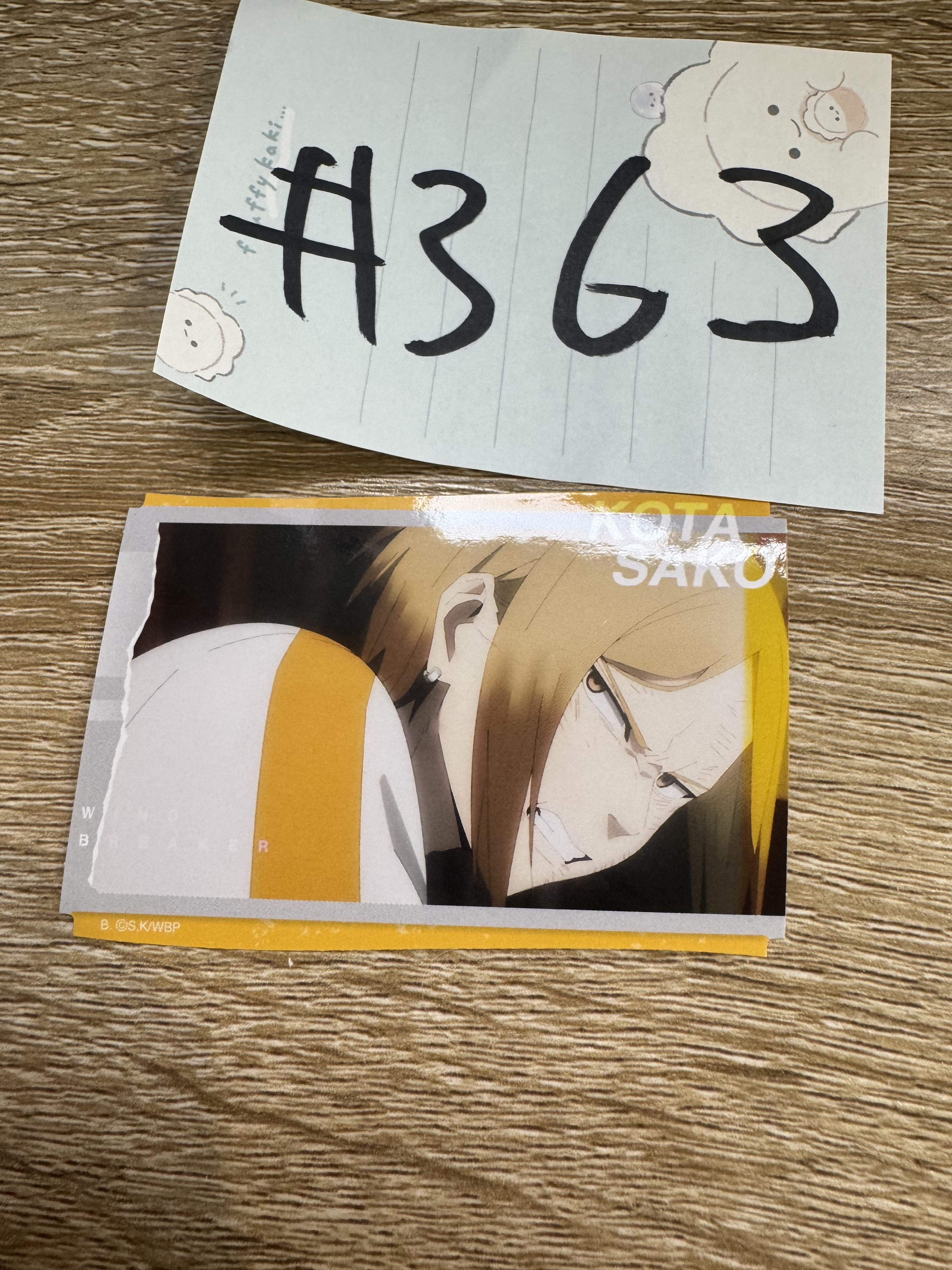 WIND BREAKER 佐狐 貼紙#363