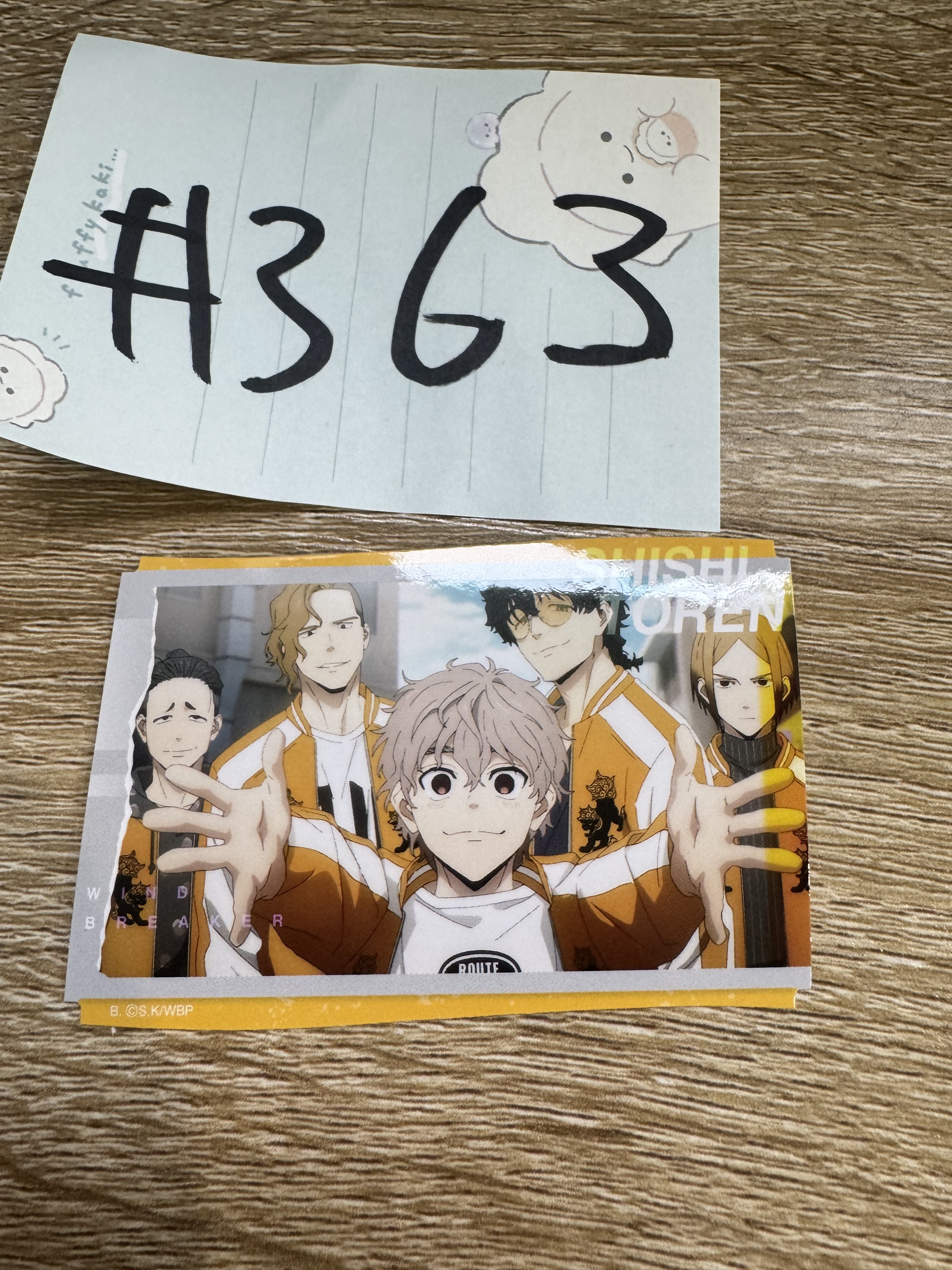 WIND BREAKER 獅子頭連 貼紙#363