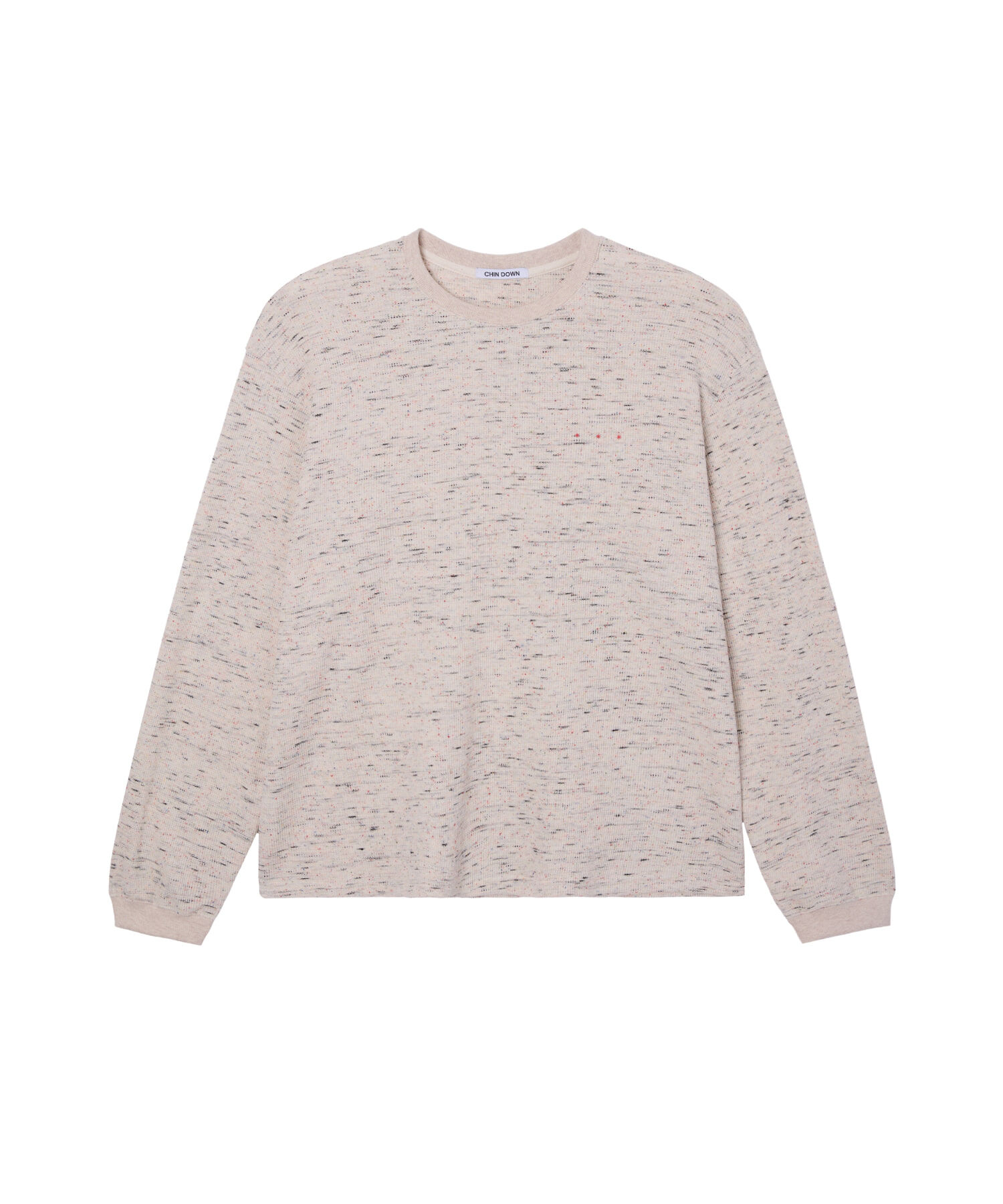 CHIN DOWN TROIS WAFFLE LONG SLEEVE