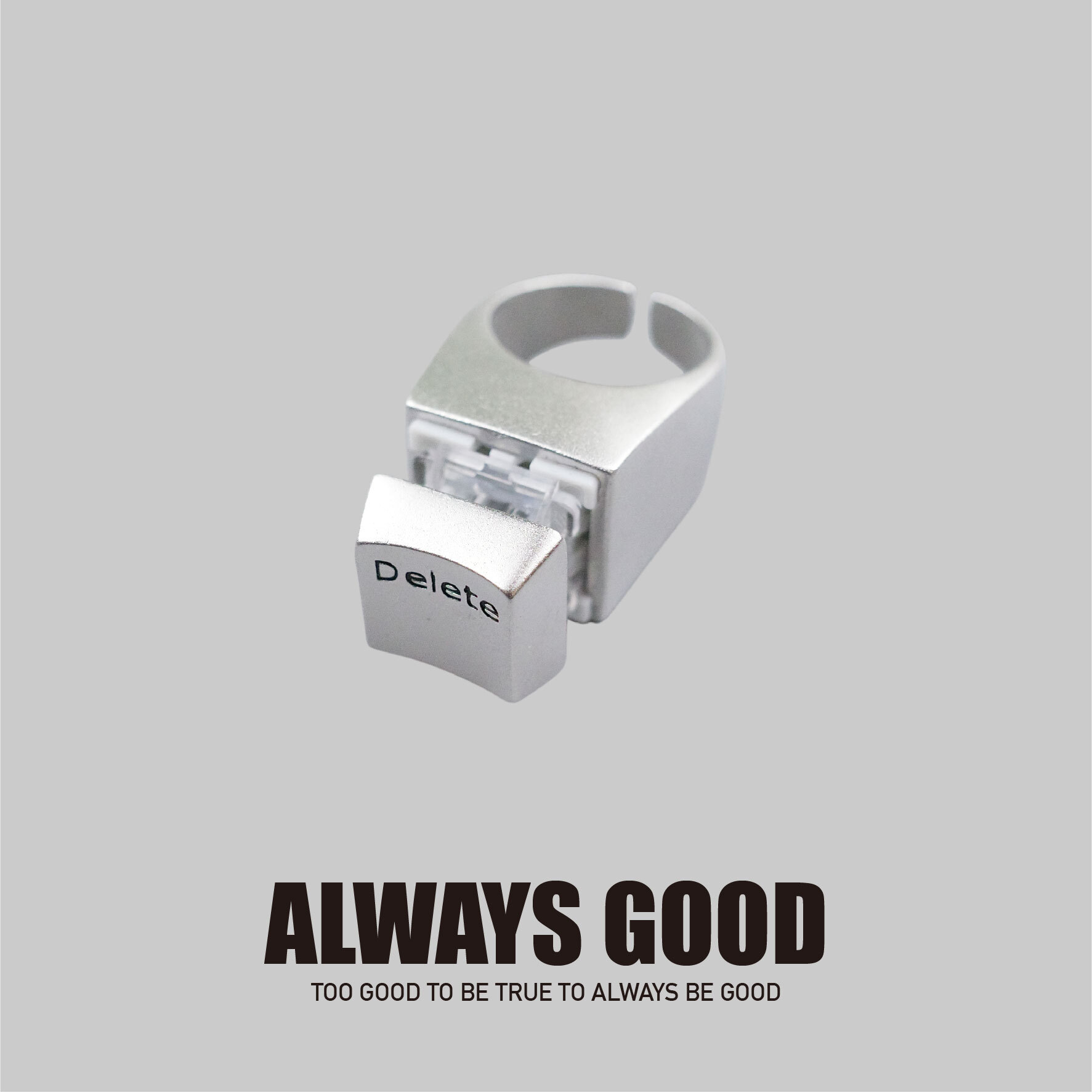 『Always_Good』Delete 按鈕 戒指