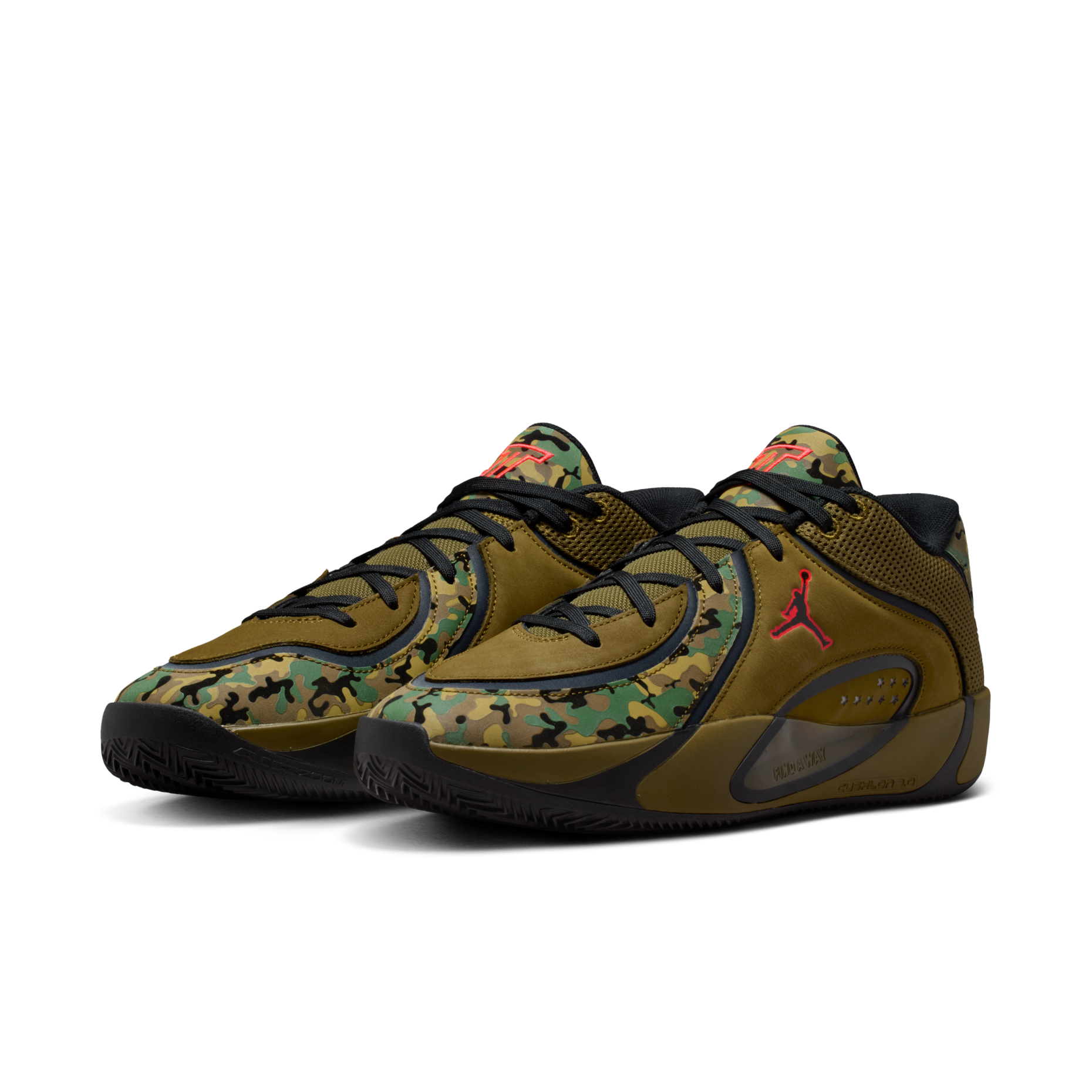 男鞋 NIKE JORDAN TATUM 4 PF 'First Ring' 迷彩綠 氣墊 緩震 實戰鞋 籃球鞋【IQ5240-001】