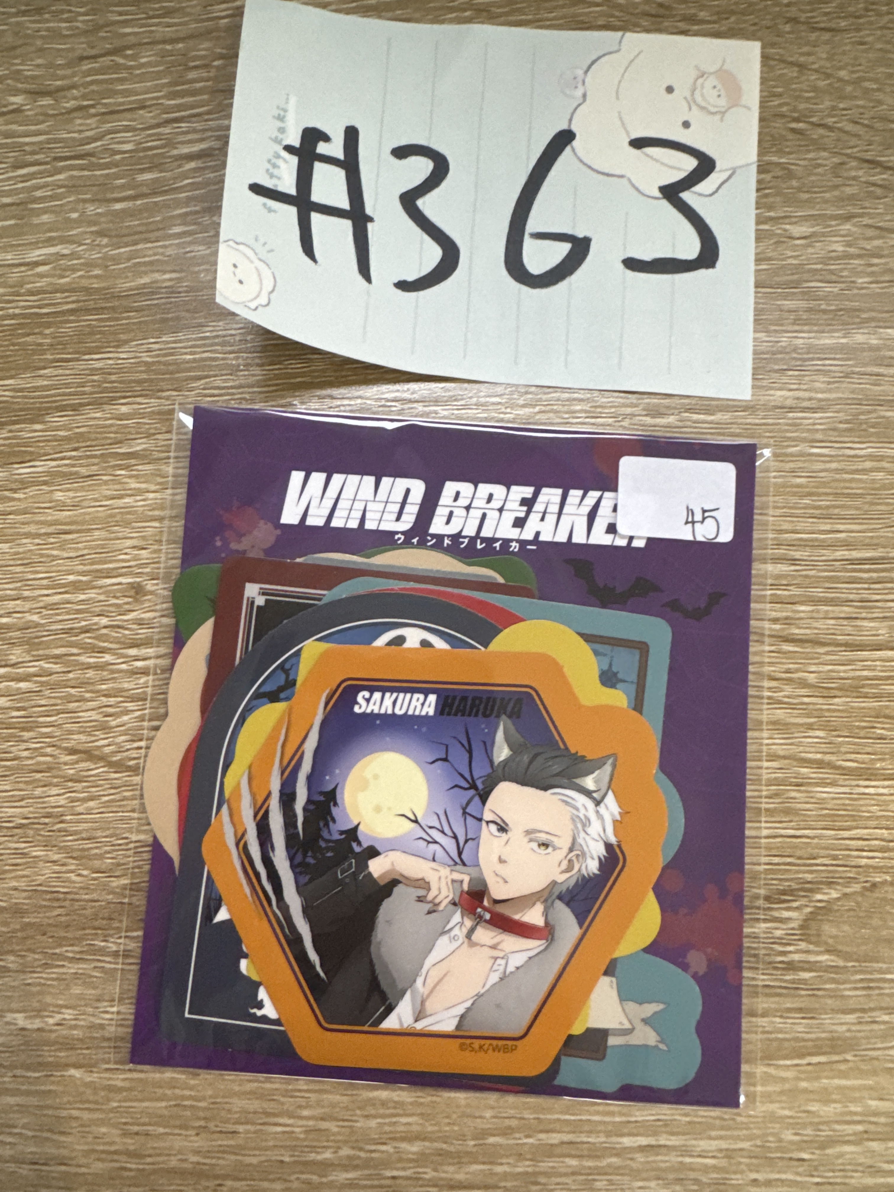 WIND BREAKER  貼紙 SET#363