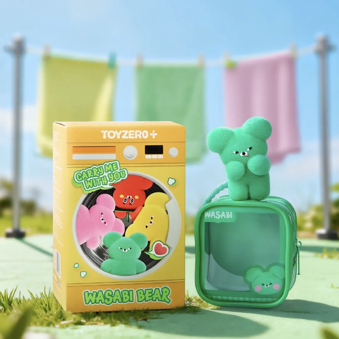 WASABI BEAR CARRY ME WITH YOU 外出小夥伴系列 盲盒 公仔
