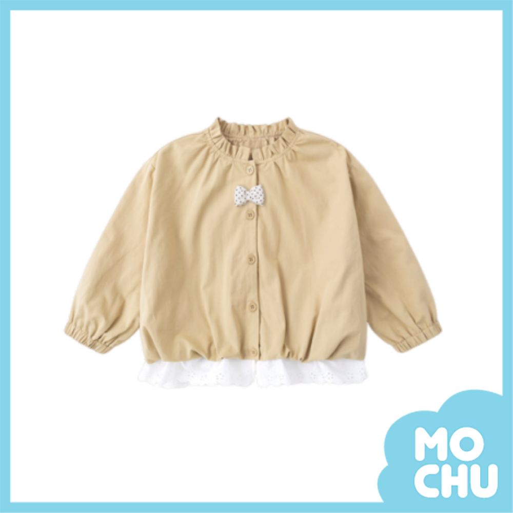 蕾絲拼接花苞外套(二色)