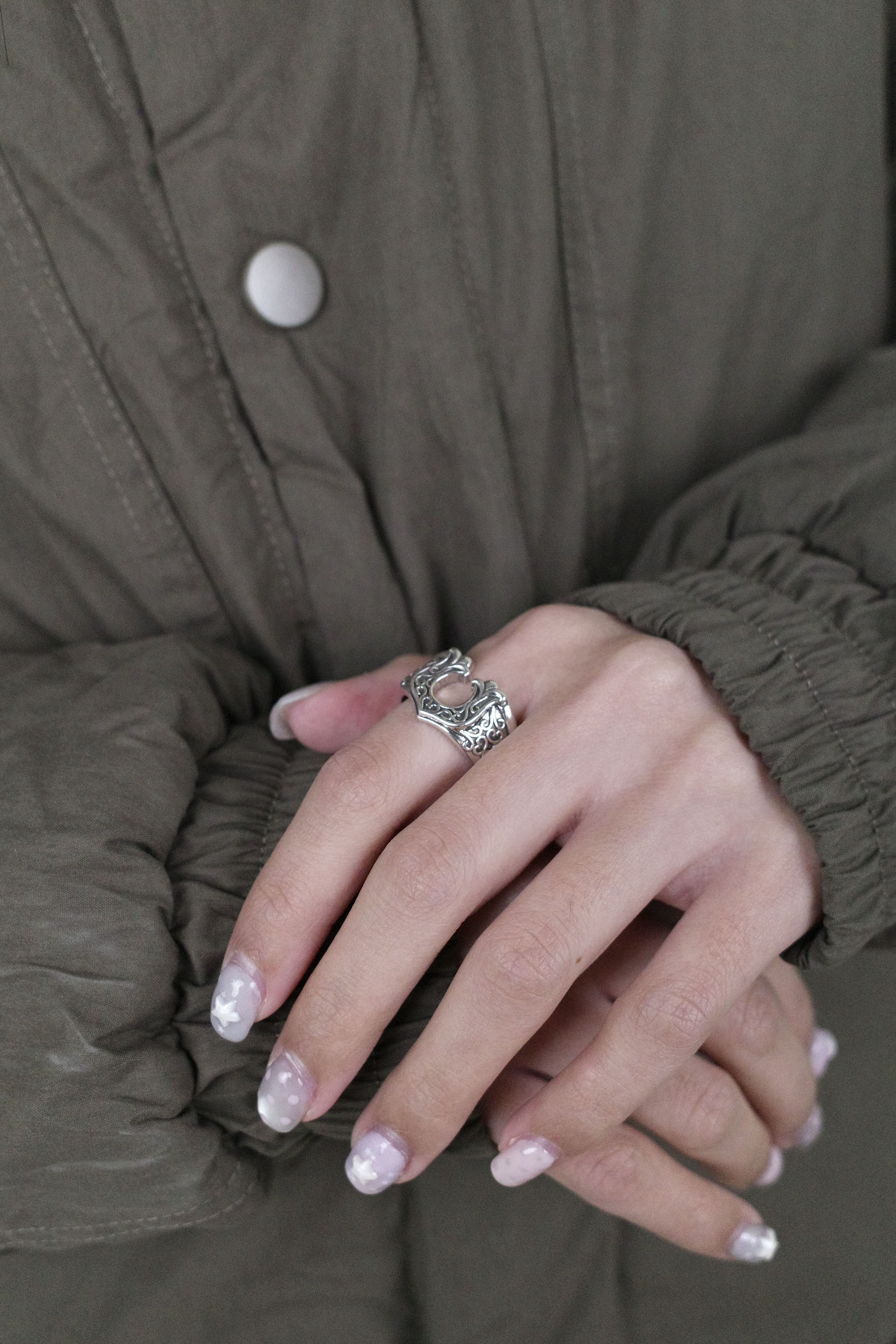 『Always_Good』幸運 馬蹄鐵 造型 電鍍 銅戒