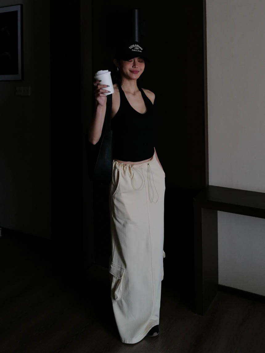 工裝棉質長裙*3色