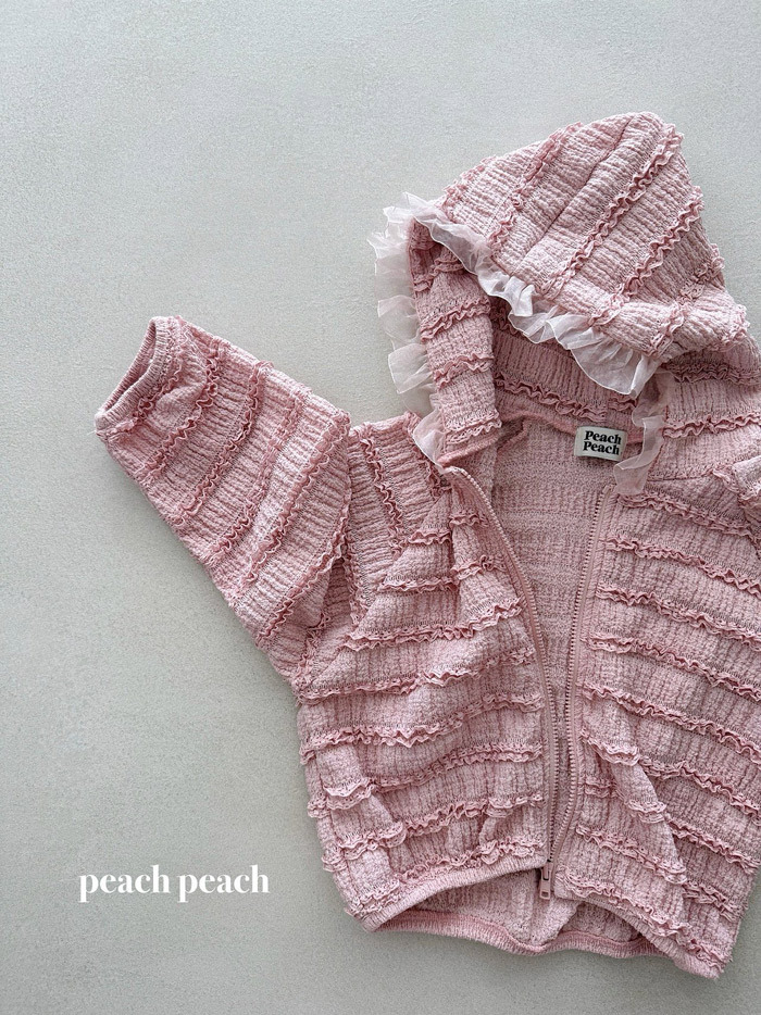 正韓春PEACHPEACH 三色夢幻花園連帽外套